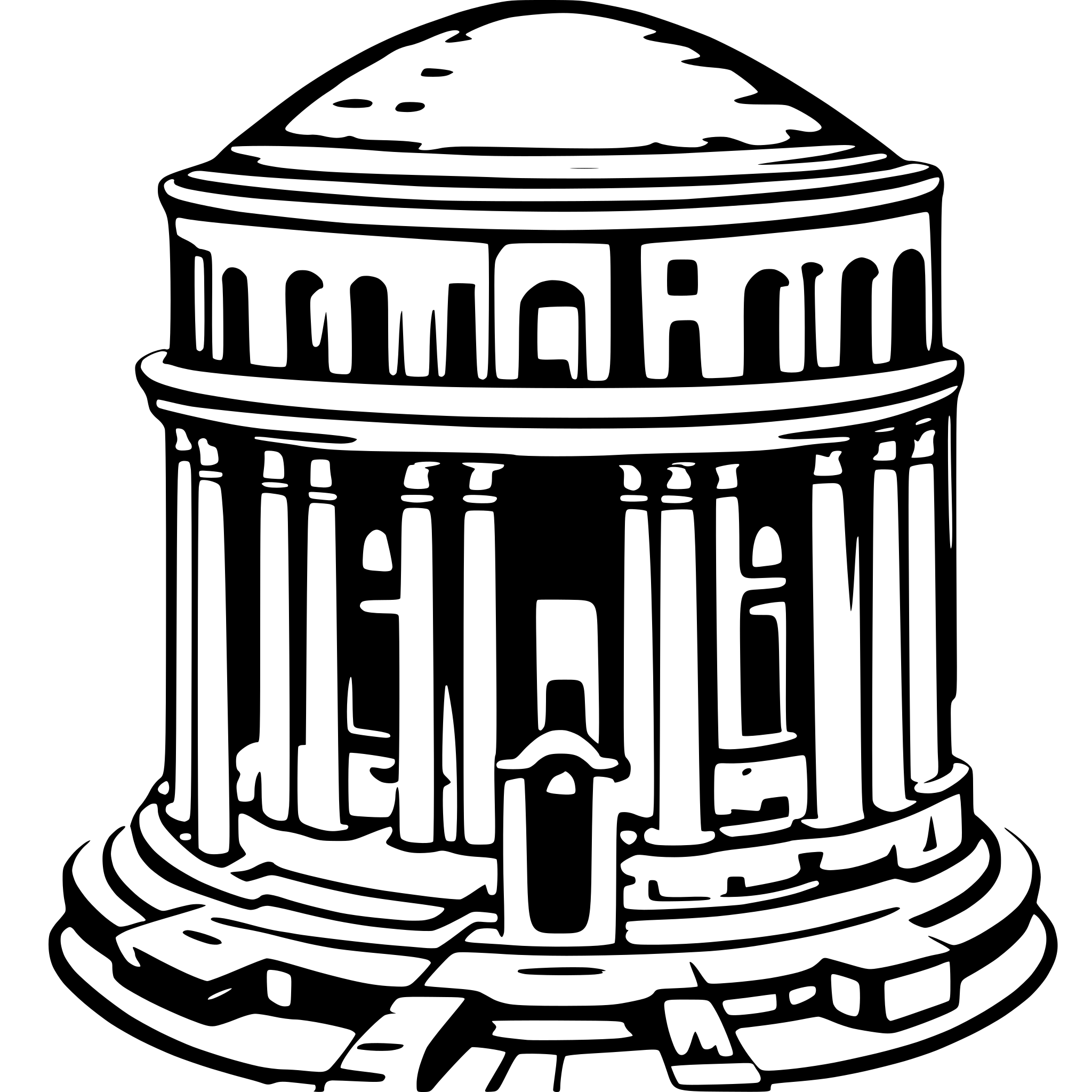 AI-generated SVG of 'pantheon roof'