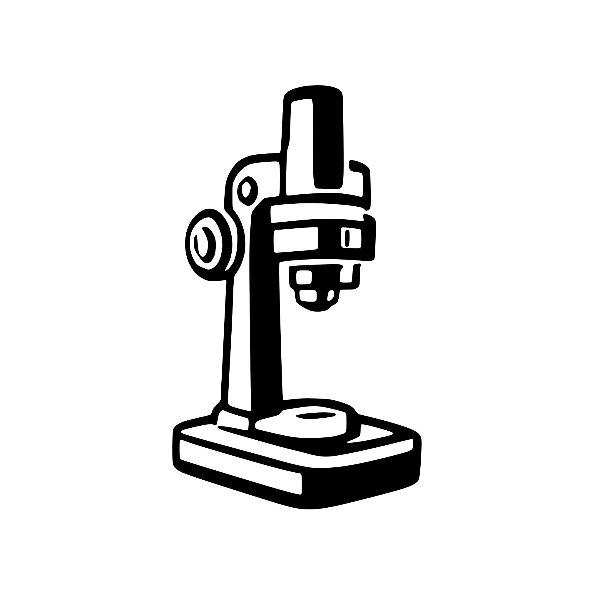 AI-generated SVG of a Microscope