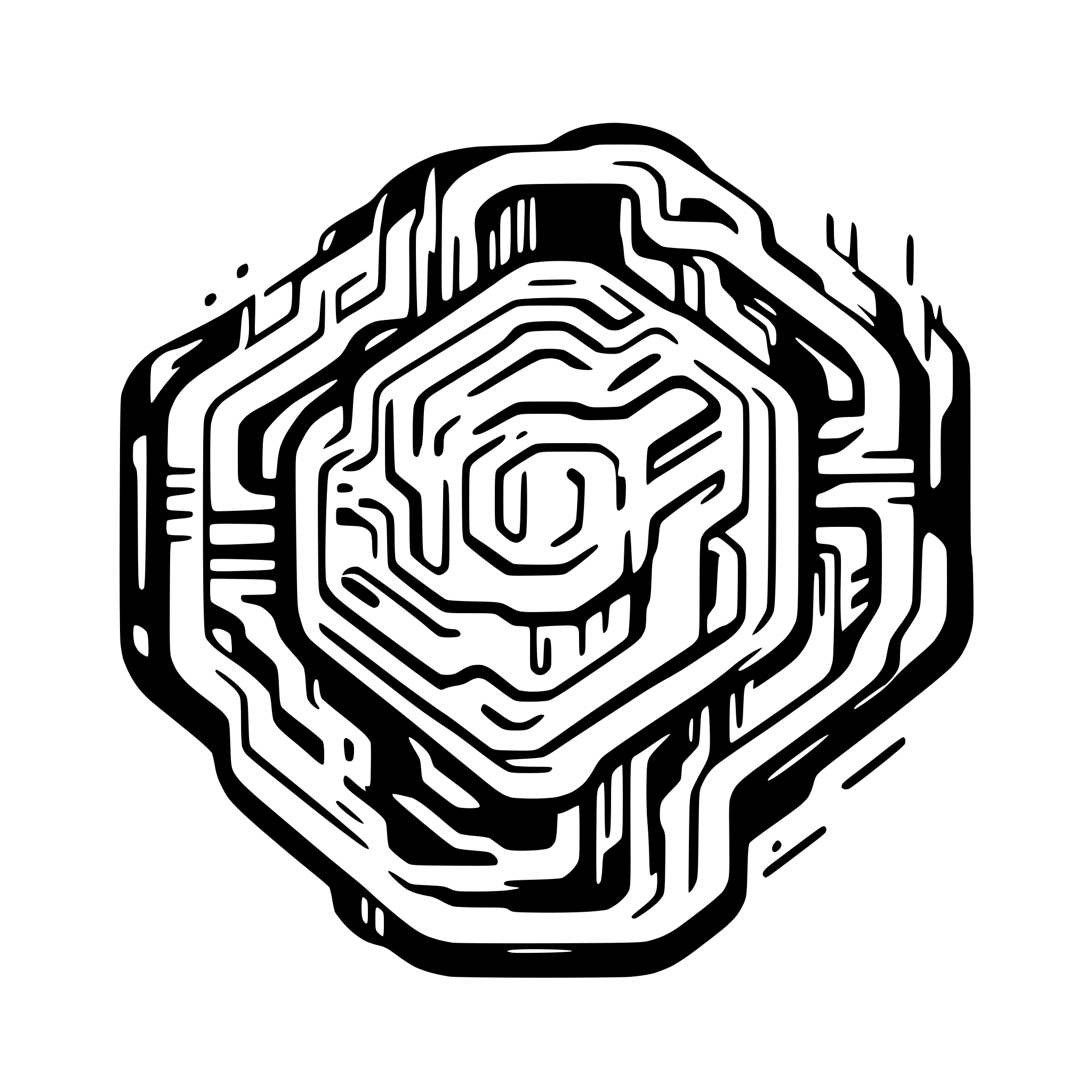 AI-generated SVG of 'intricate rectangular microchip circuit'