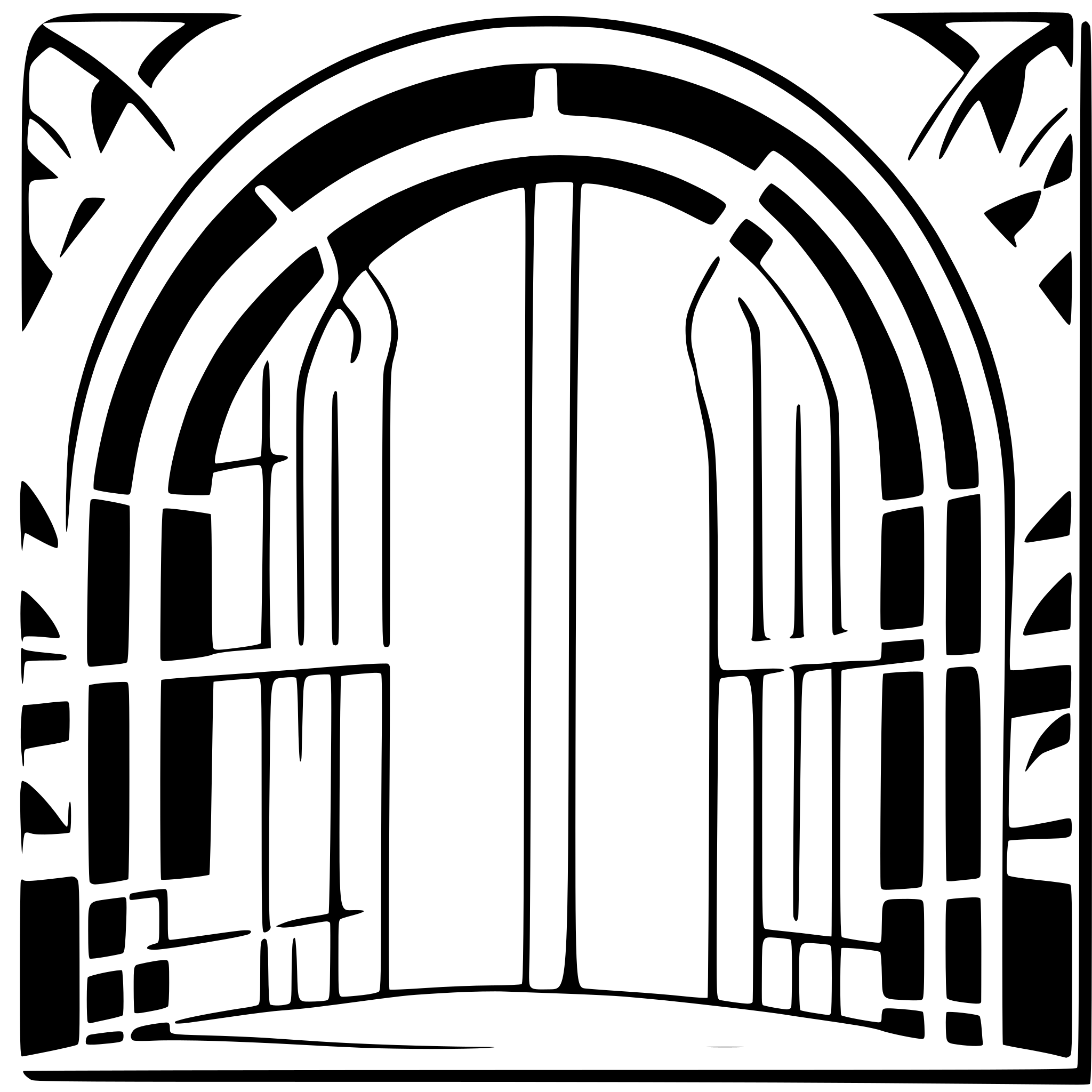 AI-generated SVG of a Arched capsule frame. Thin monoline design. Symmetry and balance. Geometric shapes — circles, arcs, vertical lines. Feels like stained glass or architectural inlay. Echoes of windows, spindles, or organic stems. Modern, sacred, intentional. Hints of structure, growth, precision. Minimal, quiet luxury. Soft gold on deep green or black. Elegant, clean, timeless.