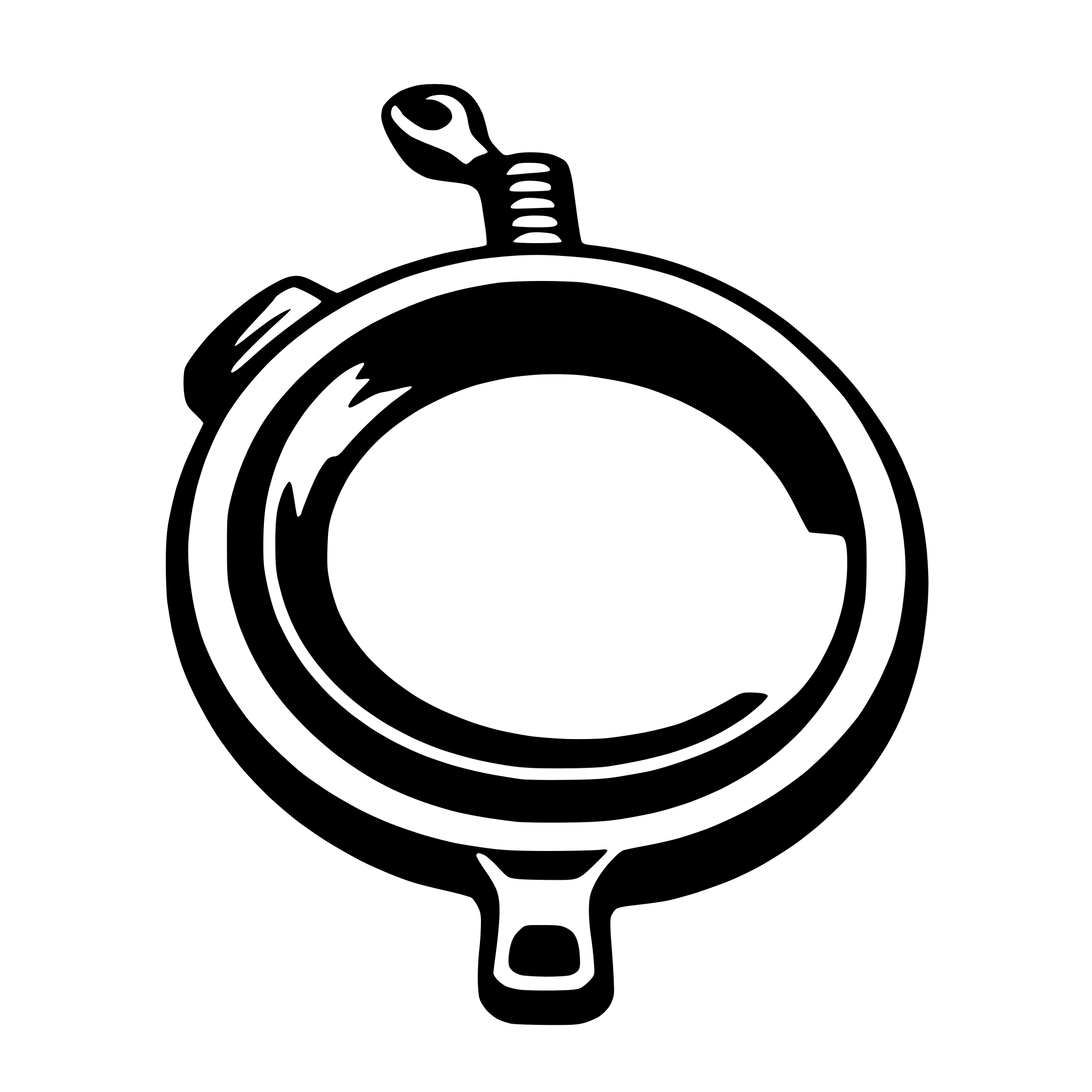 AI-generated SVG of a frying pan