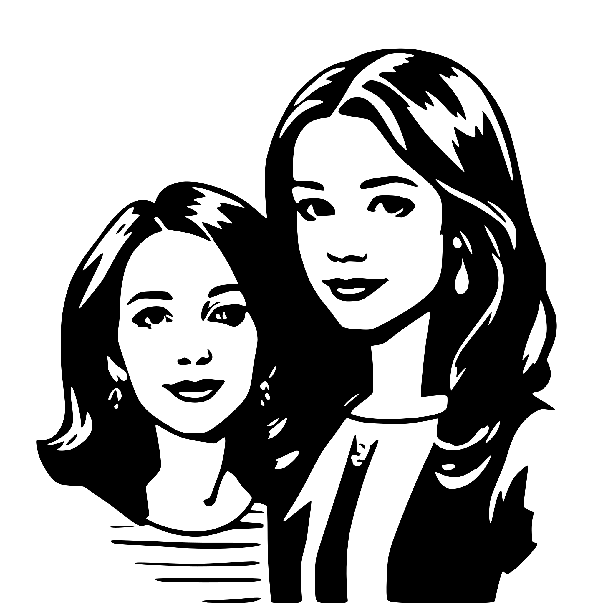 AI-generated SVG of a gilmore girls