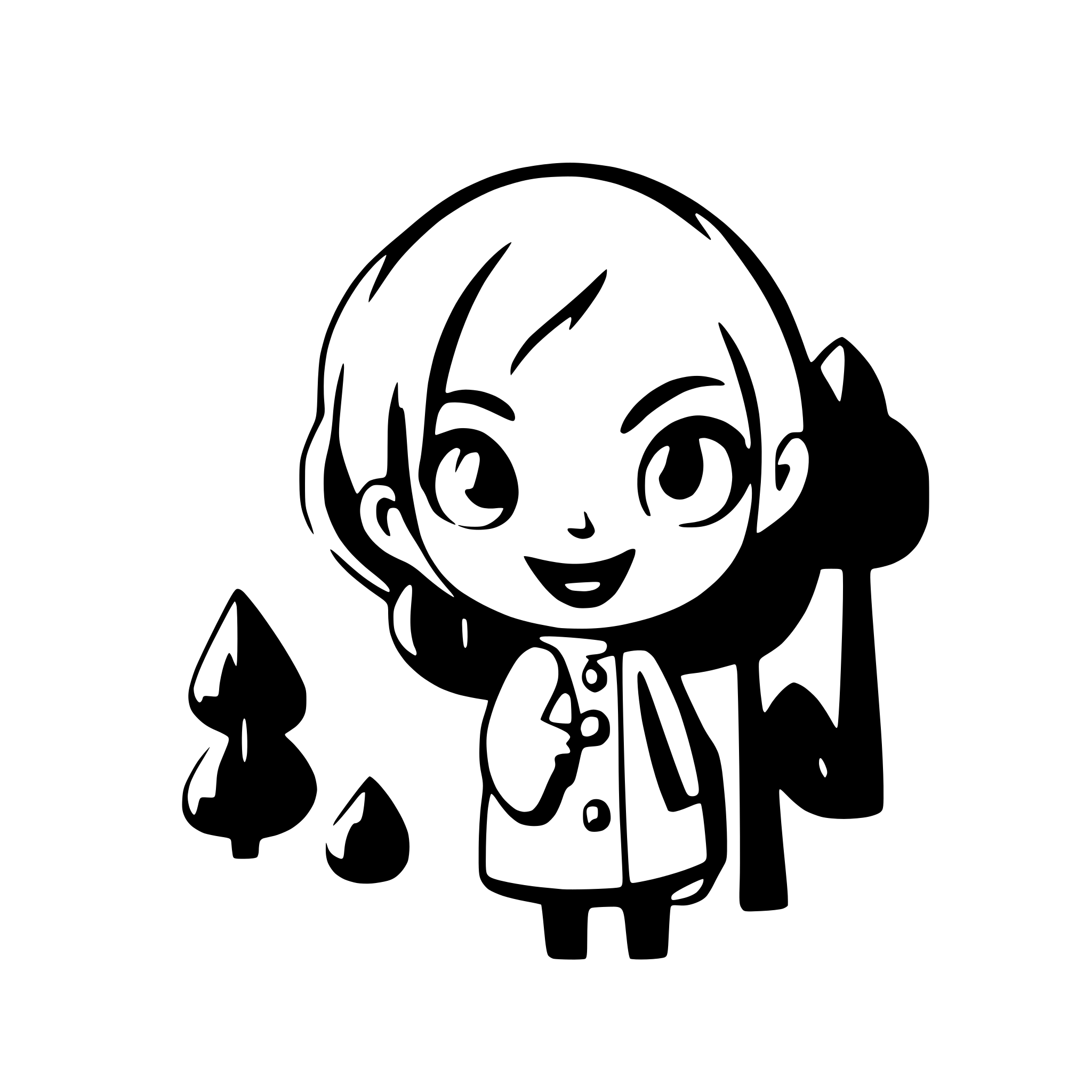 AI-generated SVG of a Trees