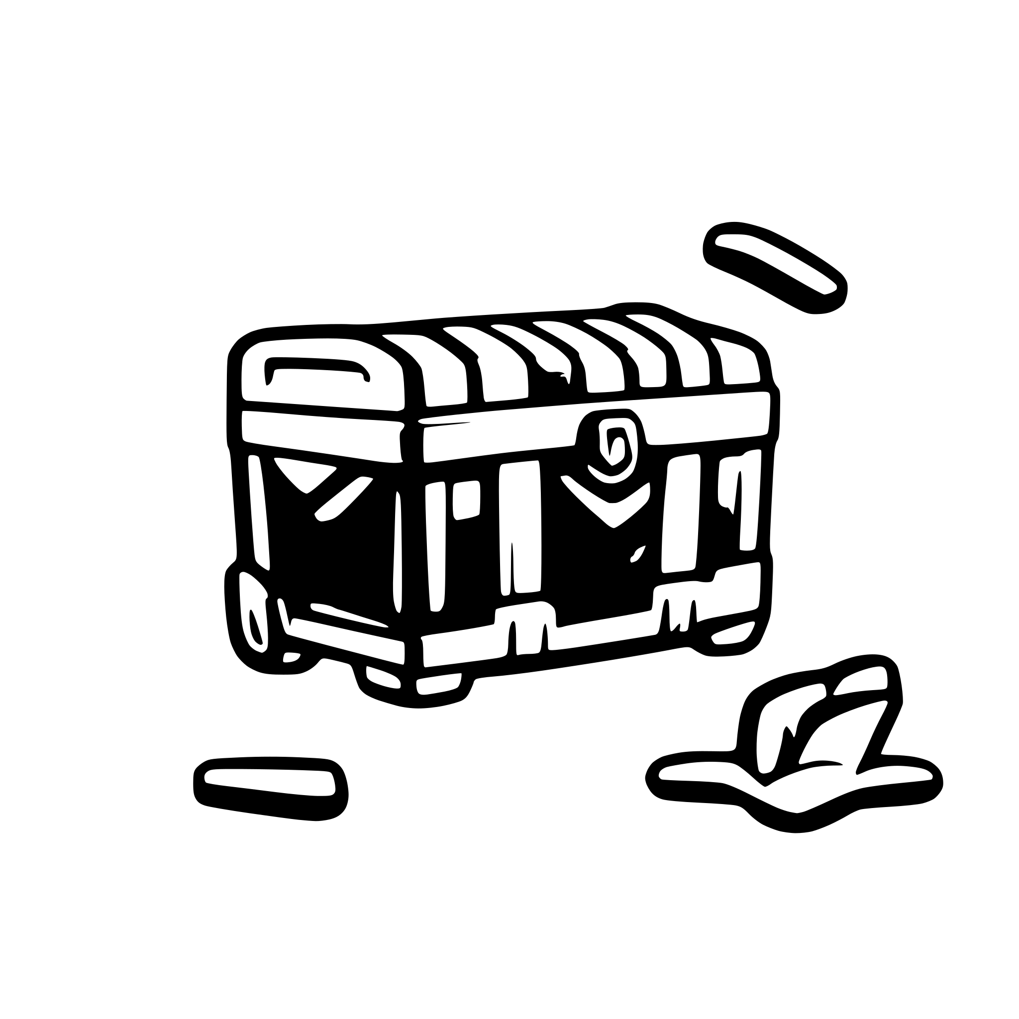 AI-generated SVG of a Neon futuristic purple Loot Crate Treasure Chest vector illustration for Game Design spritesheet on white