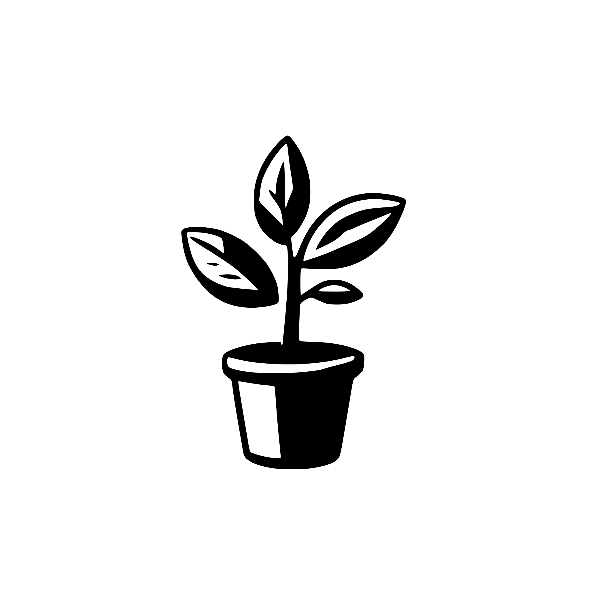 AI-generated SVG of a plant icon
