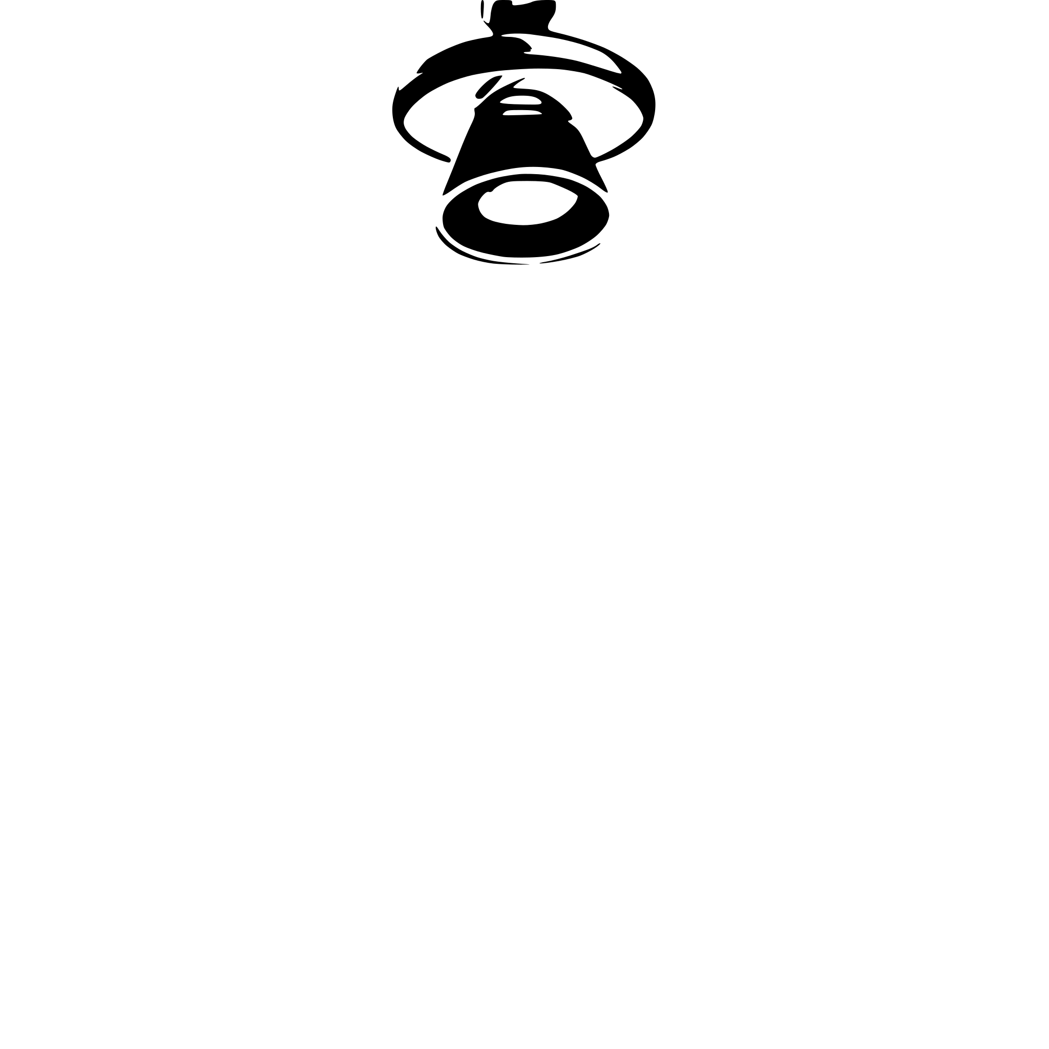 AI-generated SVG of a spotlight on the ceiling