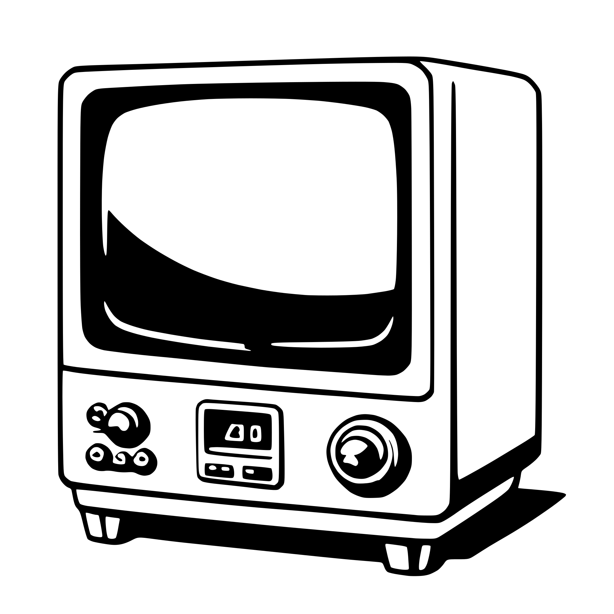 AI-generated SVG of 'tv'