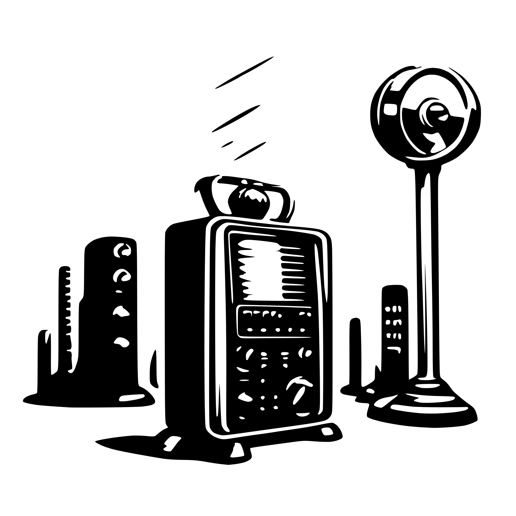 AI-generated SVG of a radio frequency
