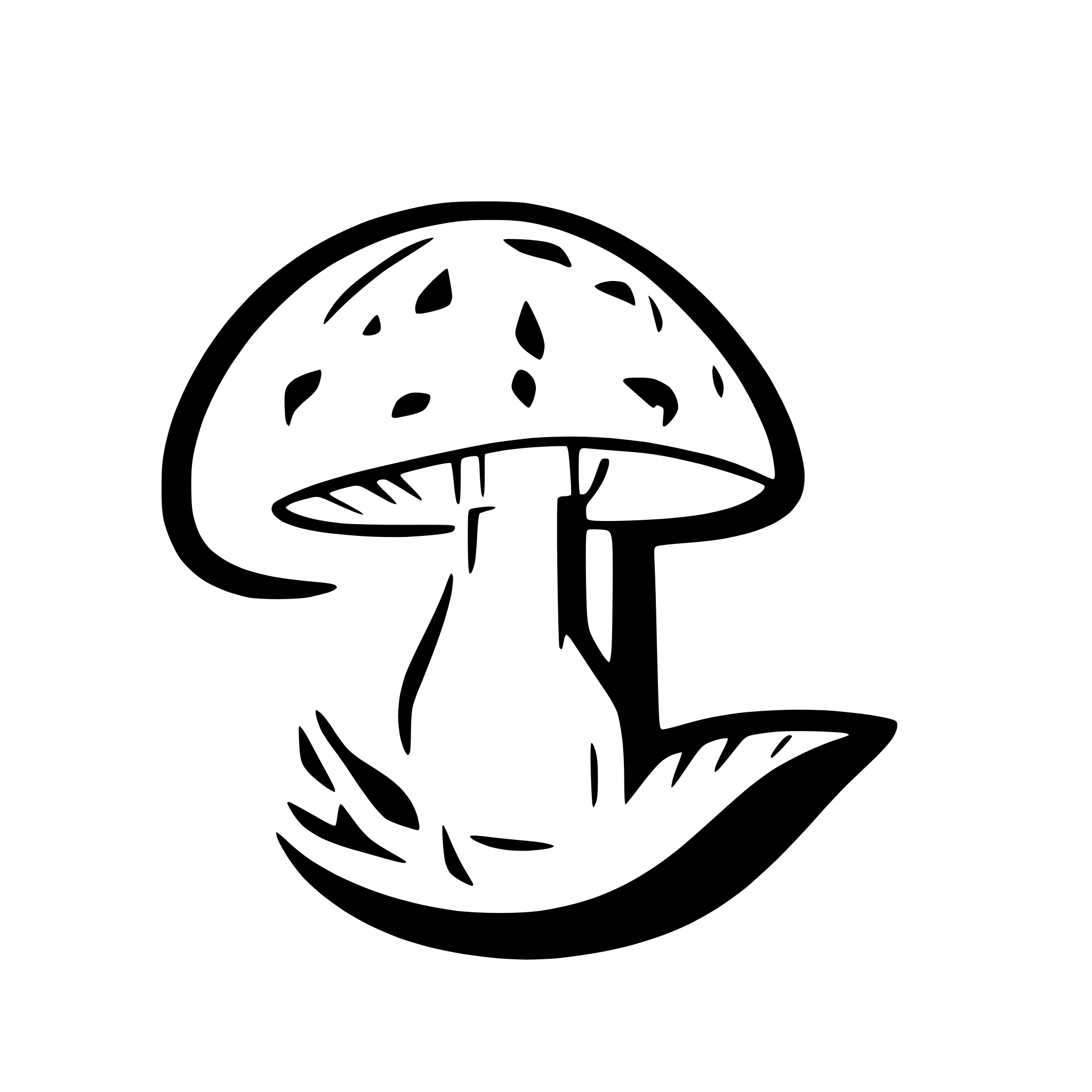 AI-generated SVG of 'snail on a mushroom'