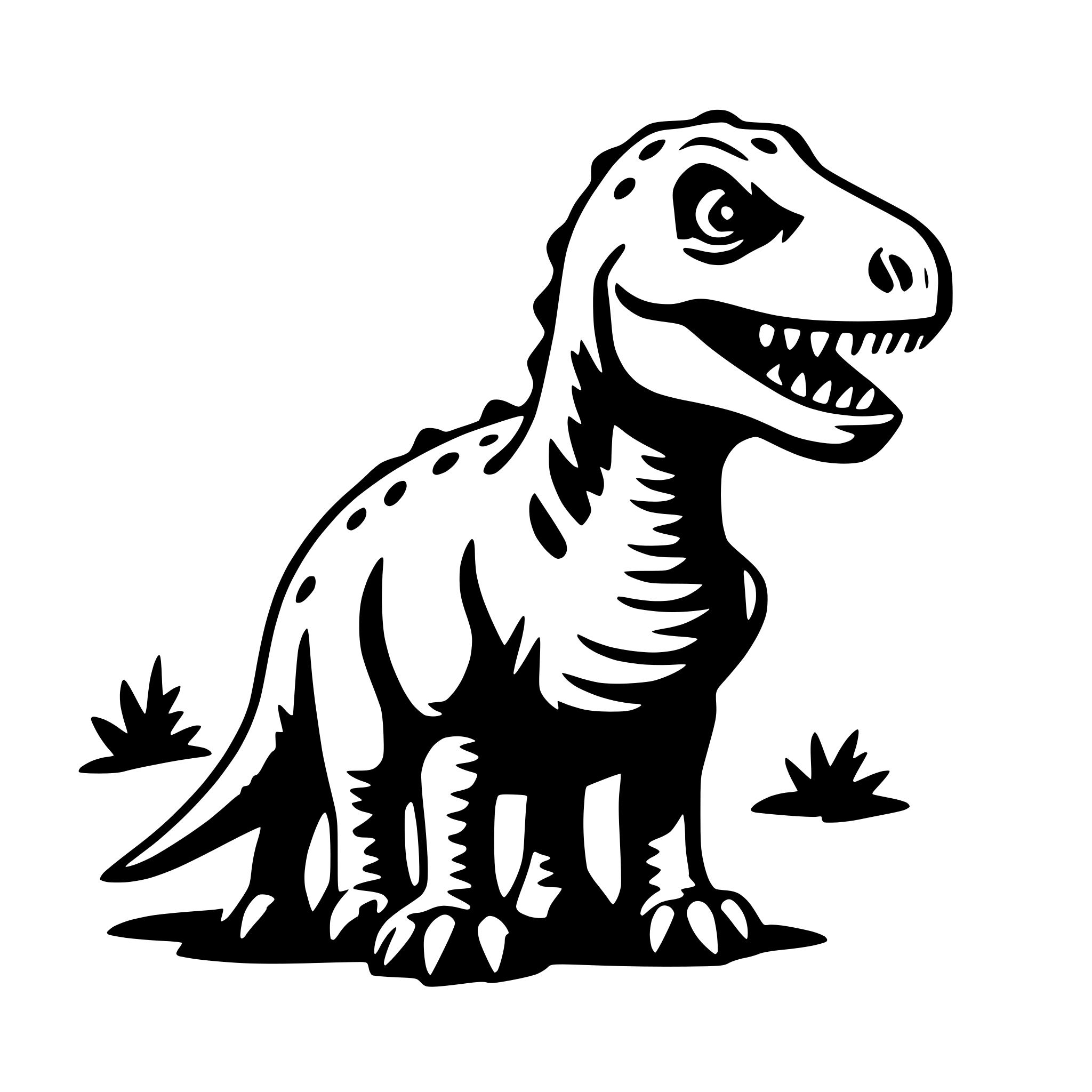 AI-generated SVG of 'dinosaur'