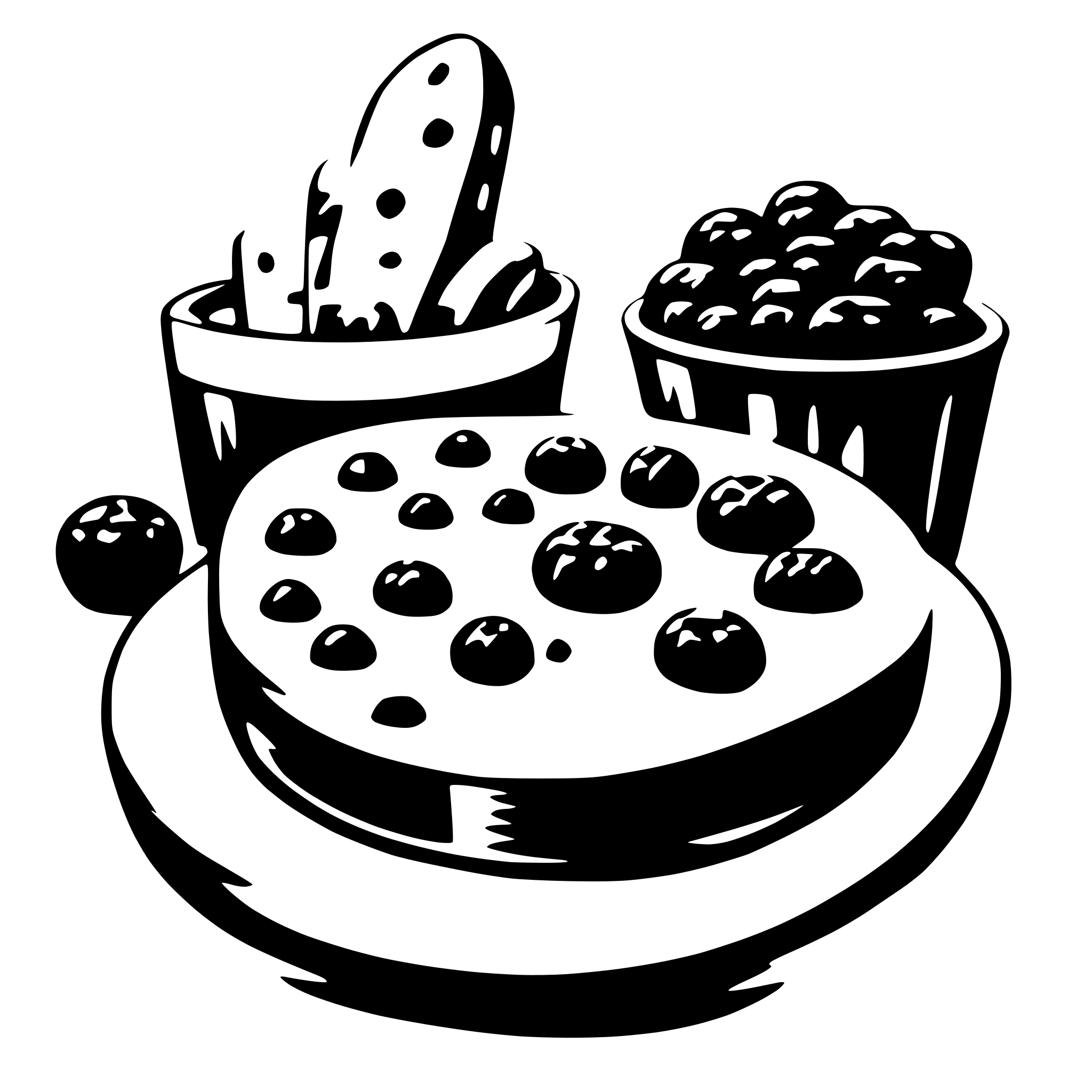 AI-generated SVG of a Snack mate
