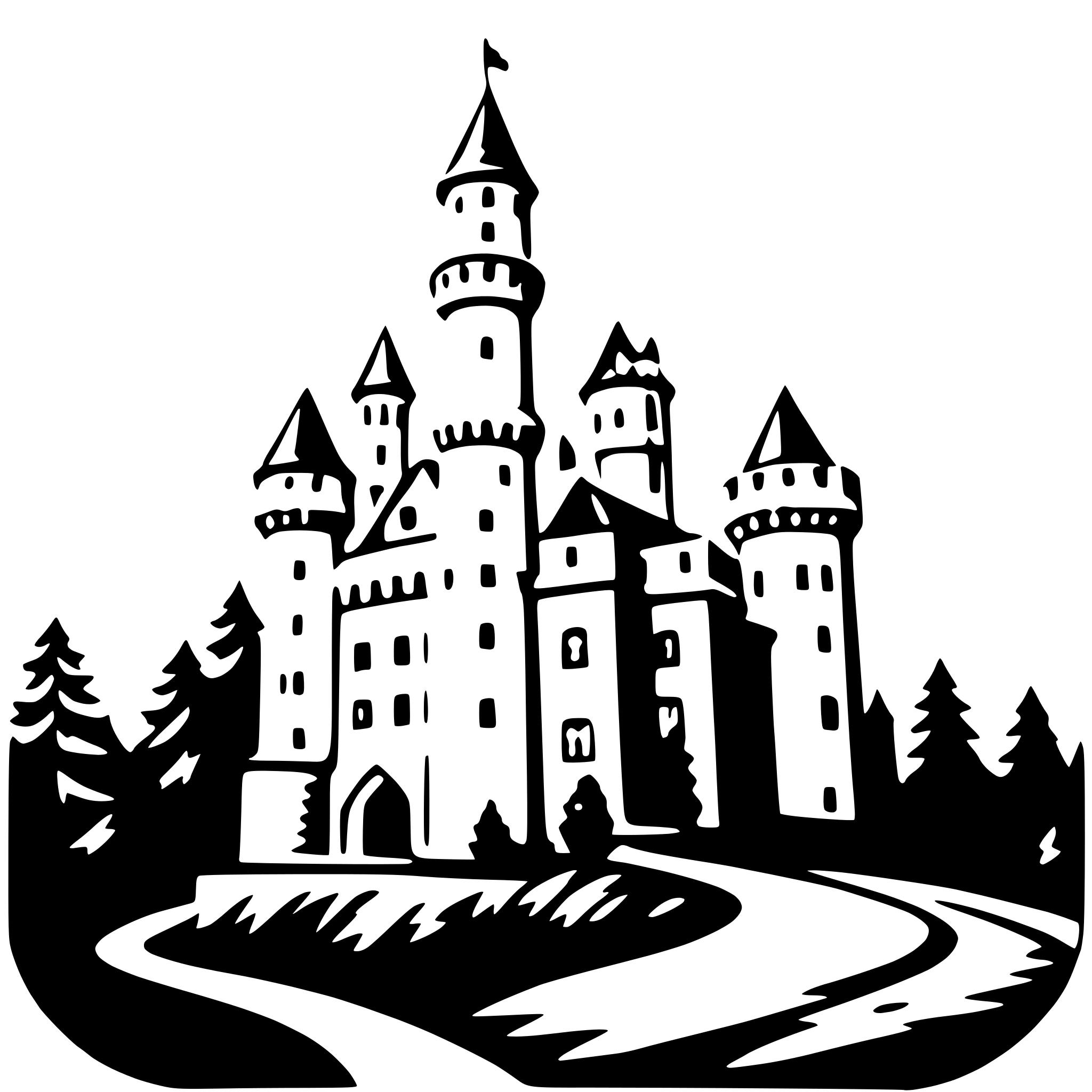 AI-generated SVG of 'neuschwanstein castle'