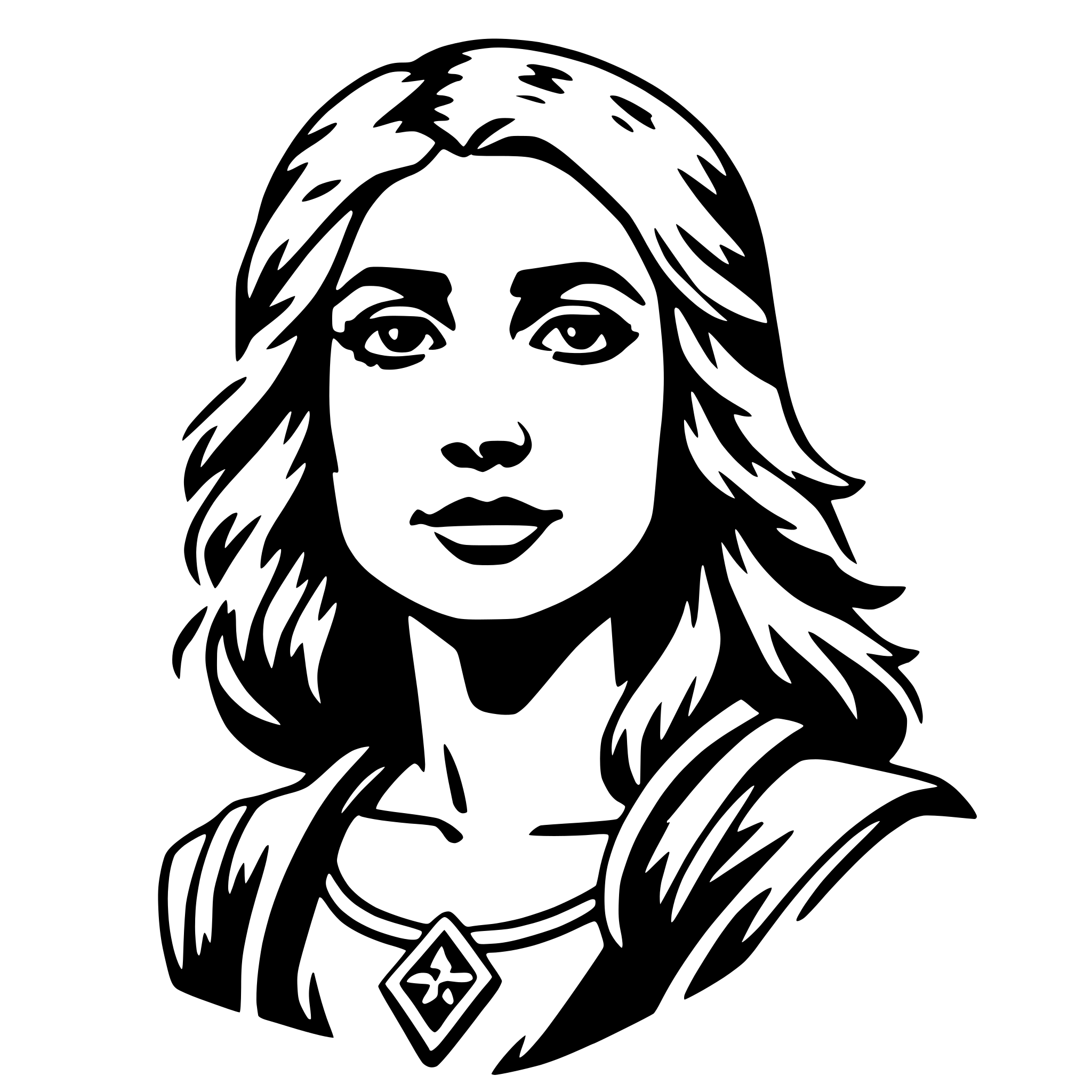 AI-generated SVG of 'frigg'