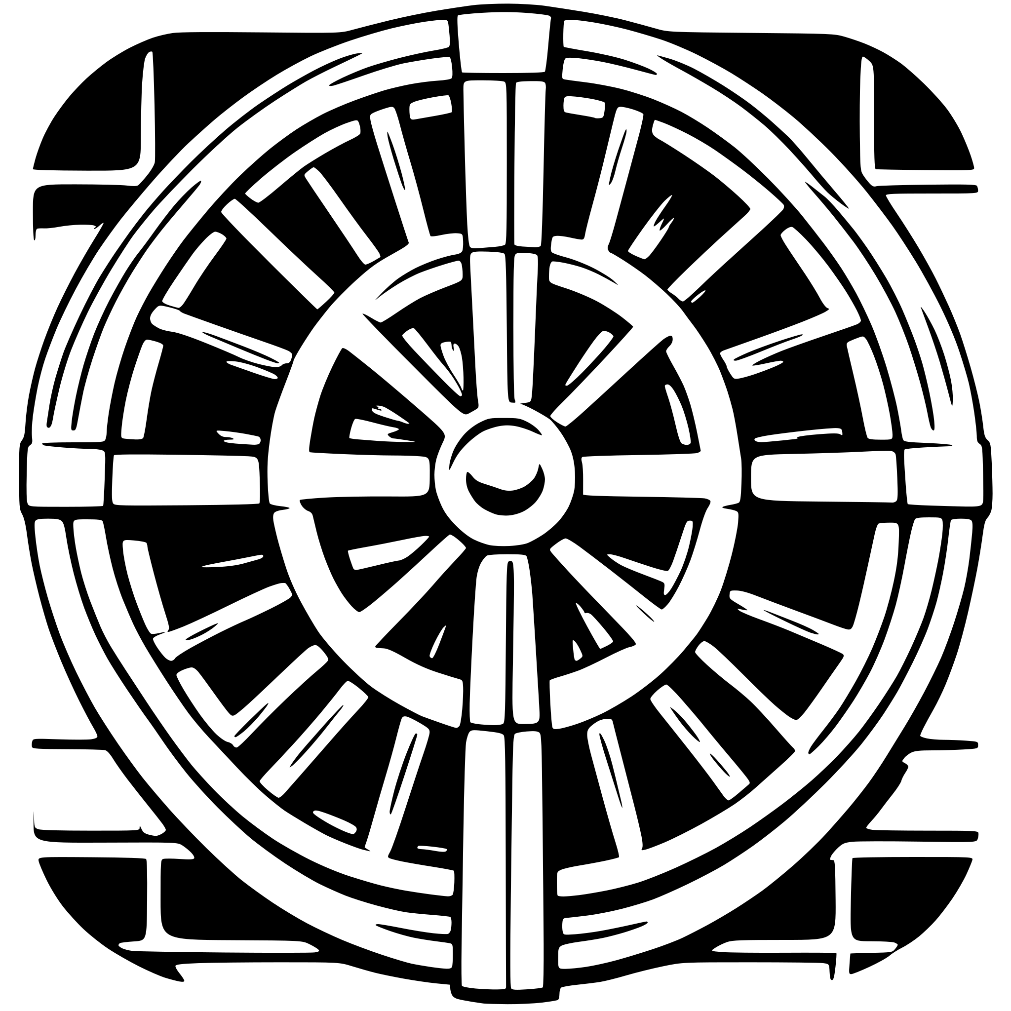AI-generated SVG of a Amiens rose window