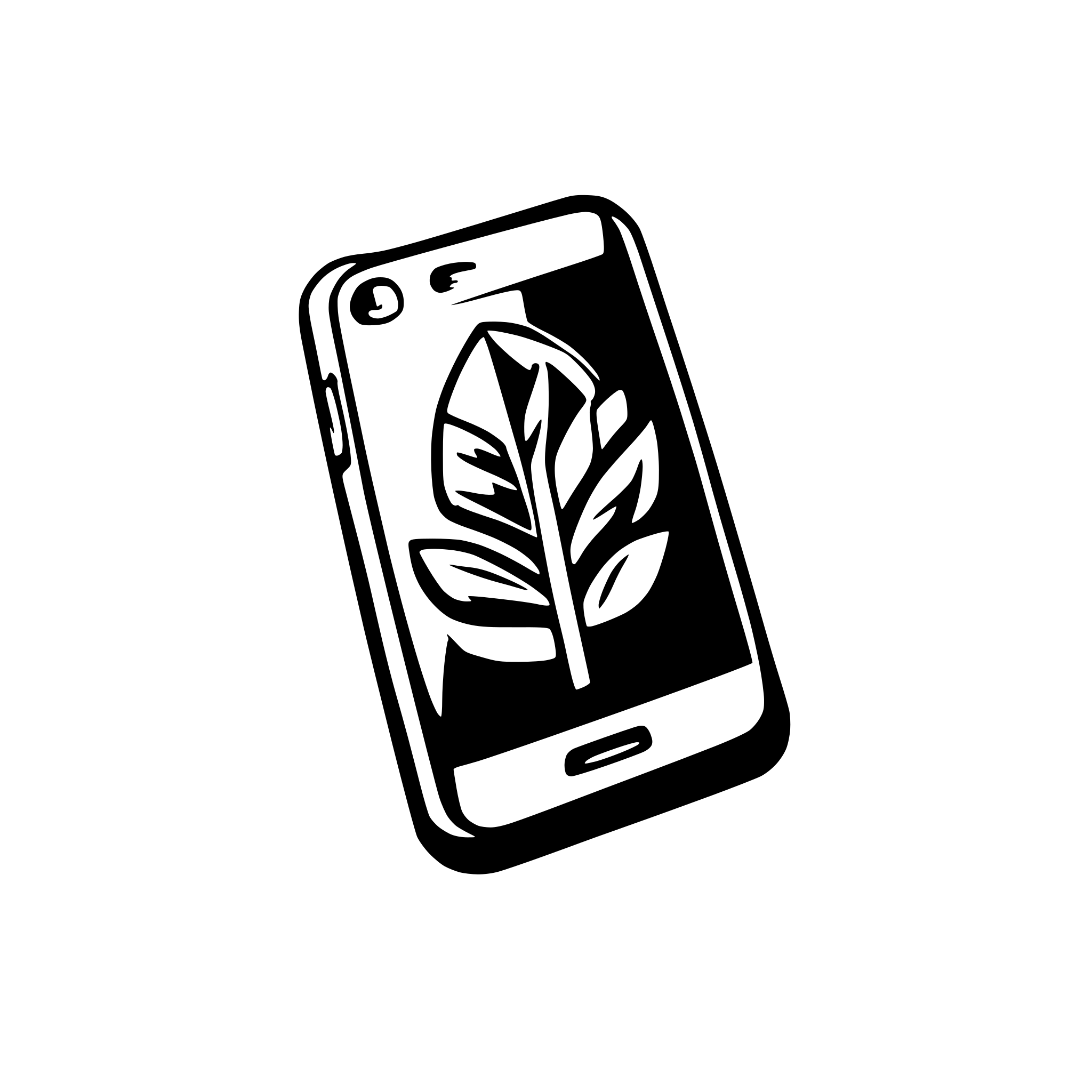 AI-generated SVG of a phone