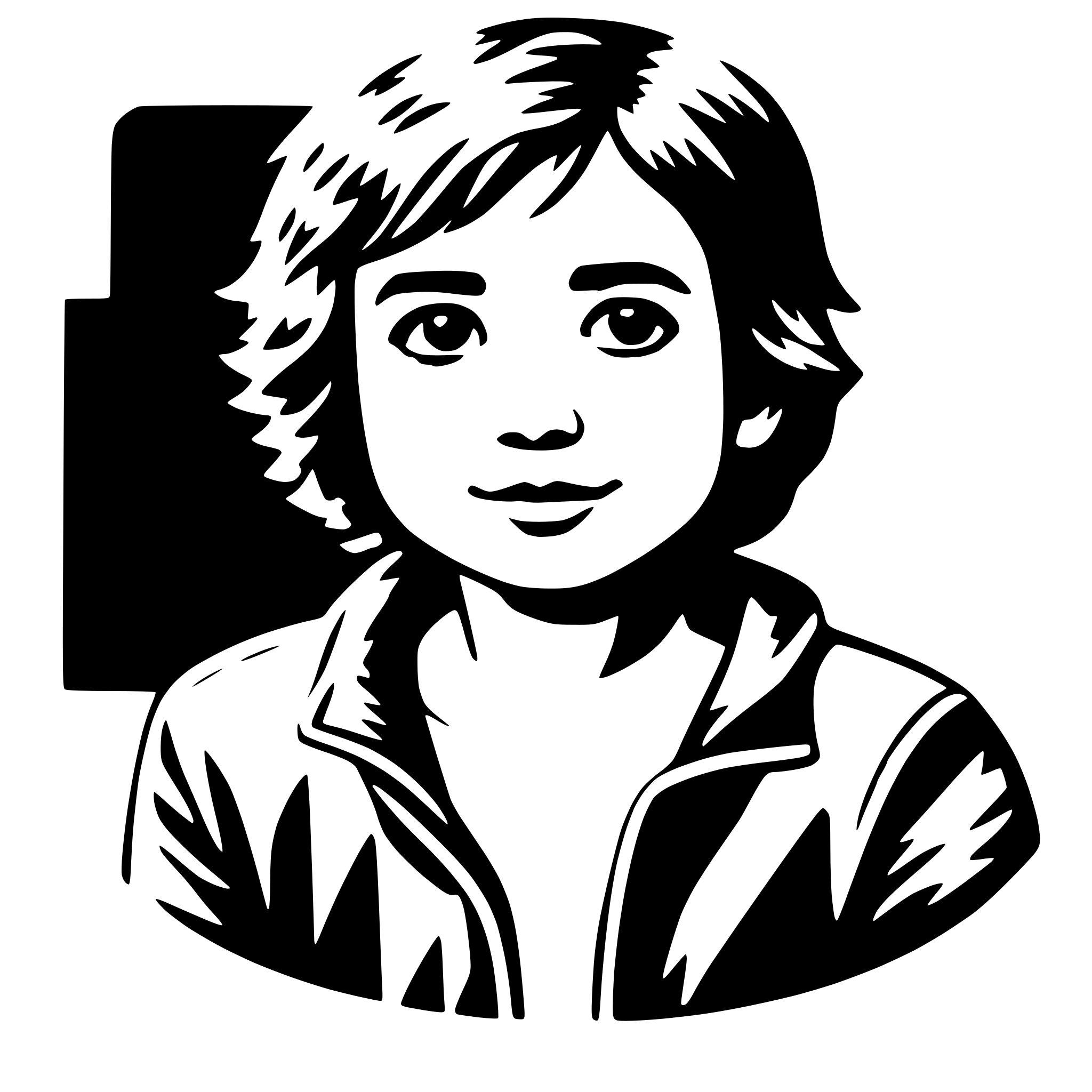 AI-generated SVG of 'boy'