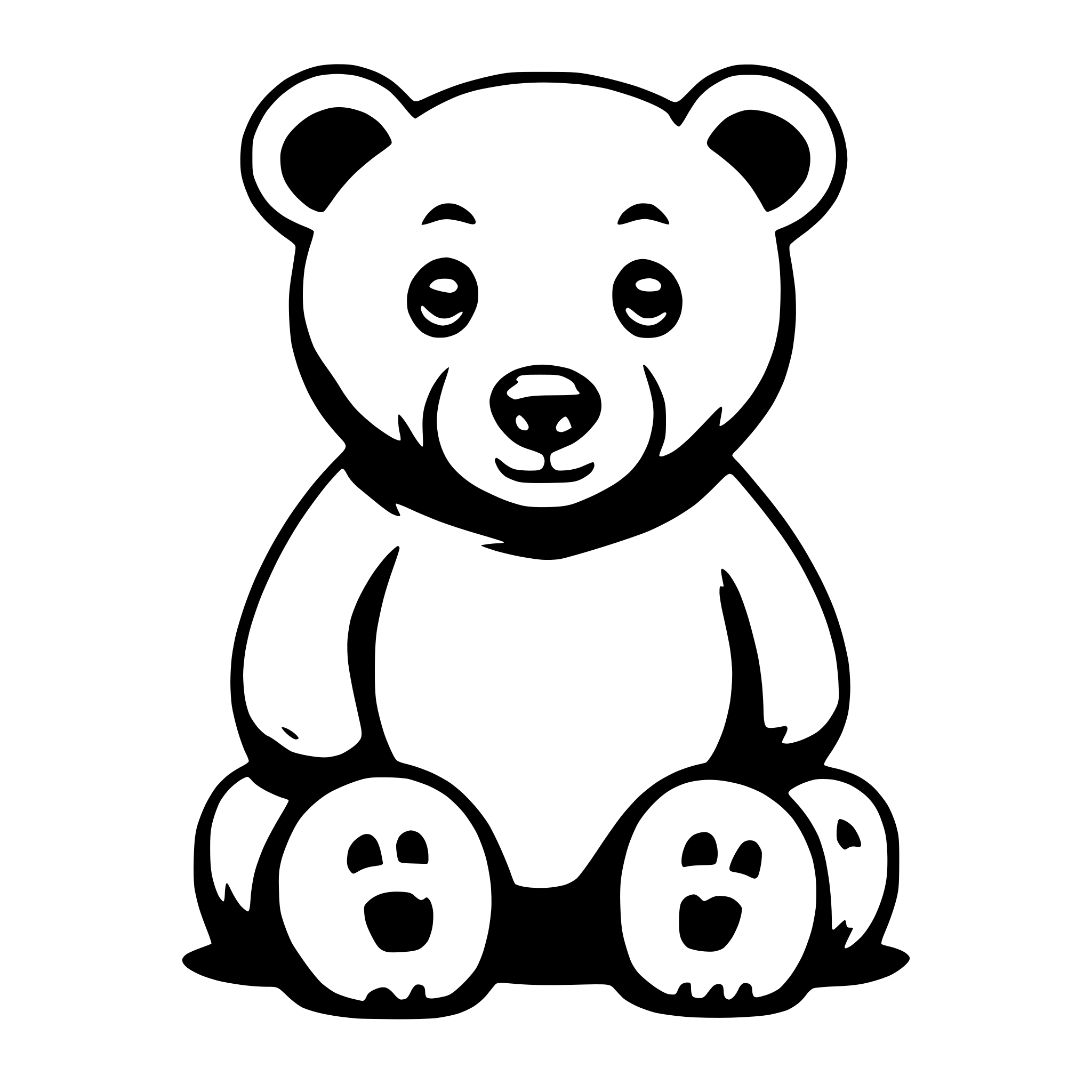 AI-generated SVG of 'old bear'
