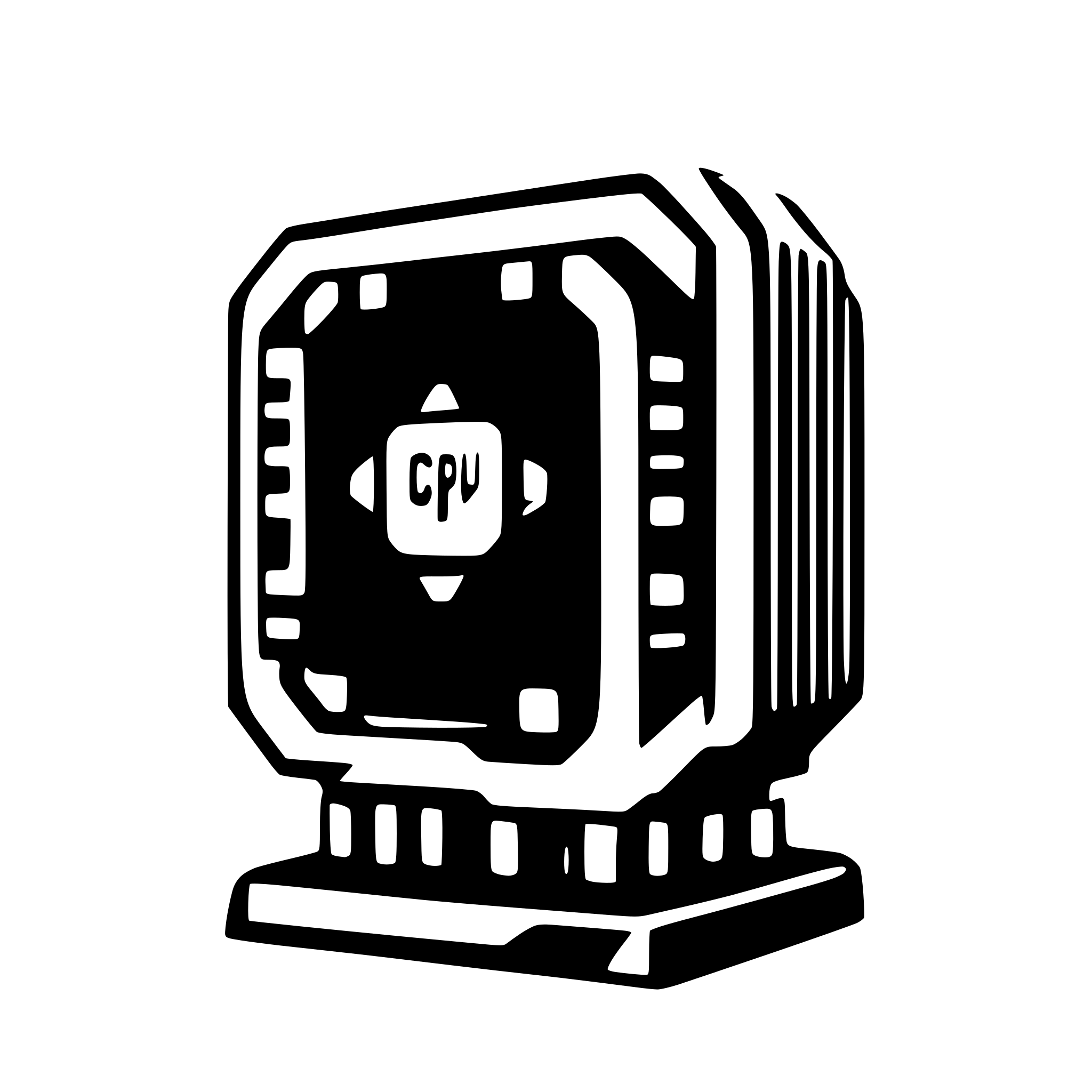 AI-generated SVG of a CPU graphic