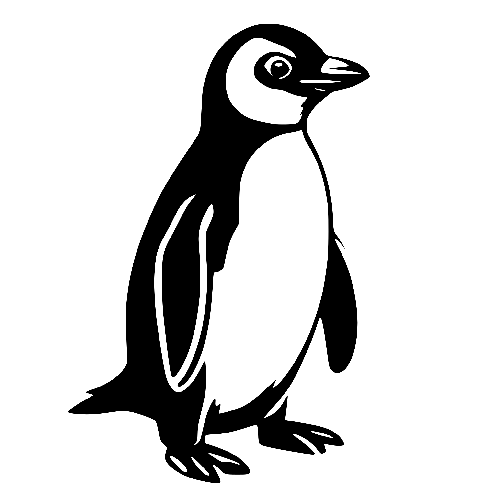 AI-generated SVG of 'penguin'