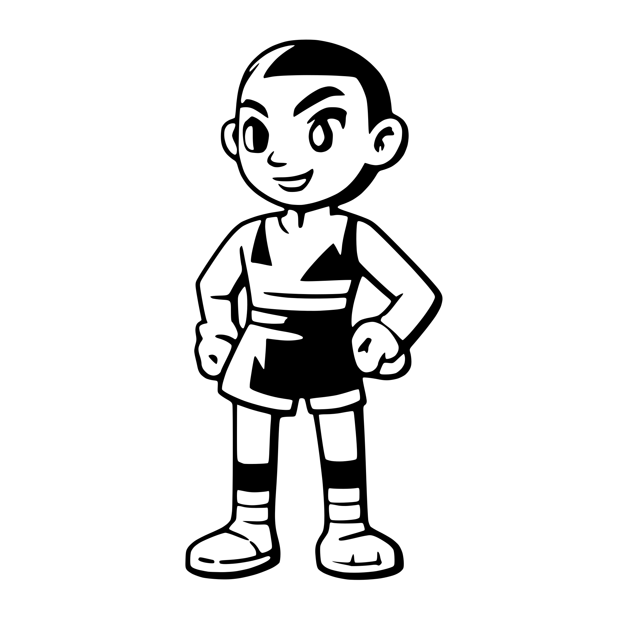 AI-generated SVG of 'Boxer'