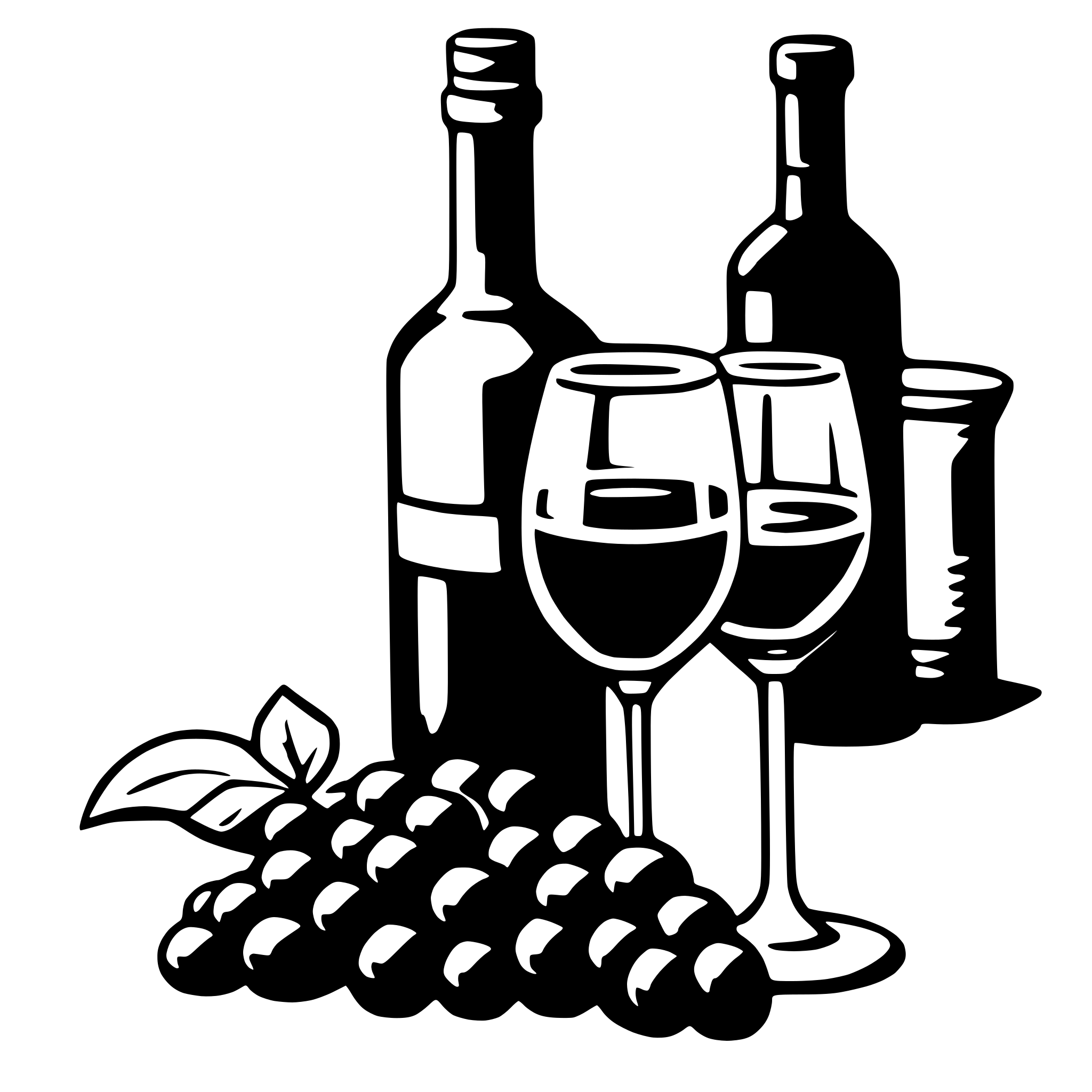 AI-generated SVG of 'wine'