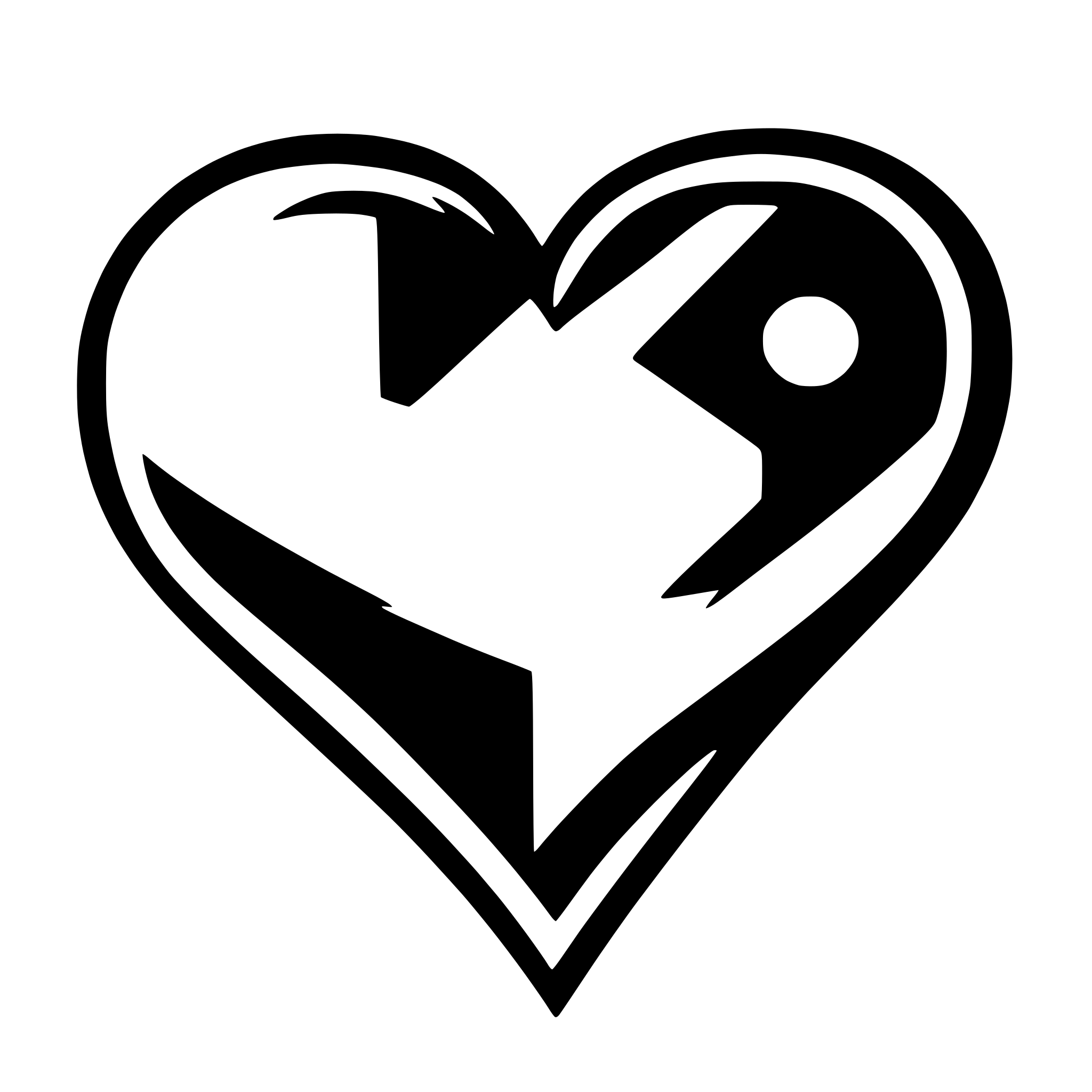 AI-generated SVG of a heart shape and h
