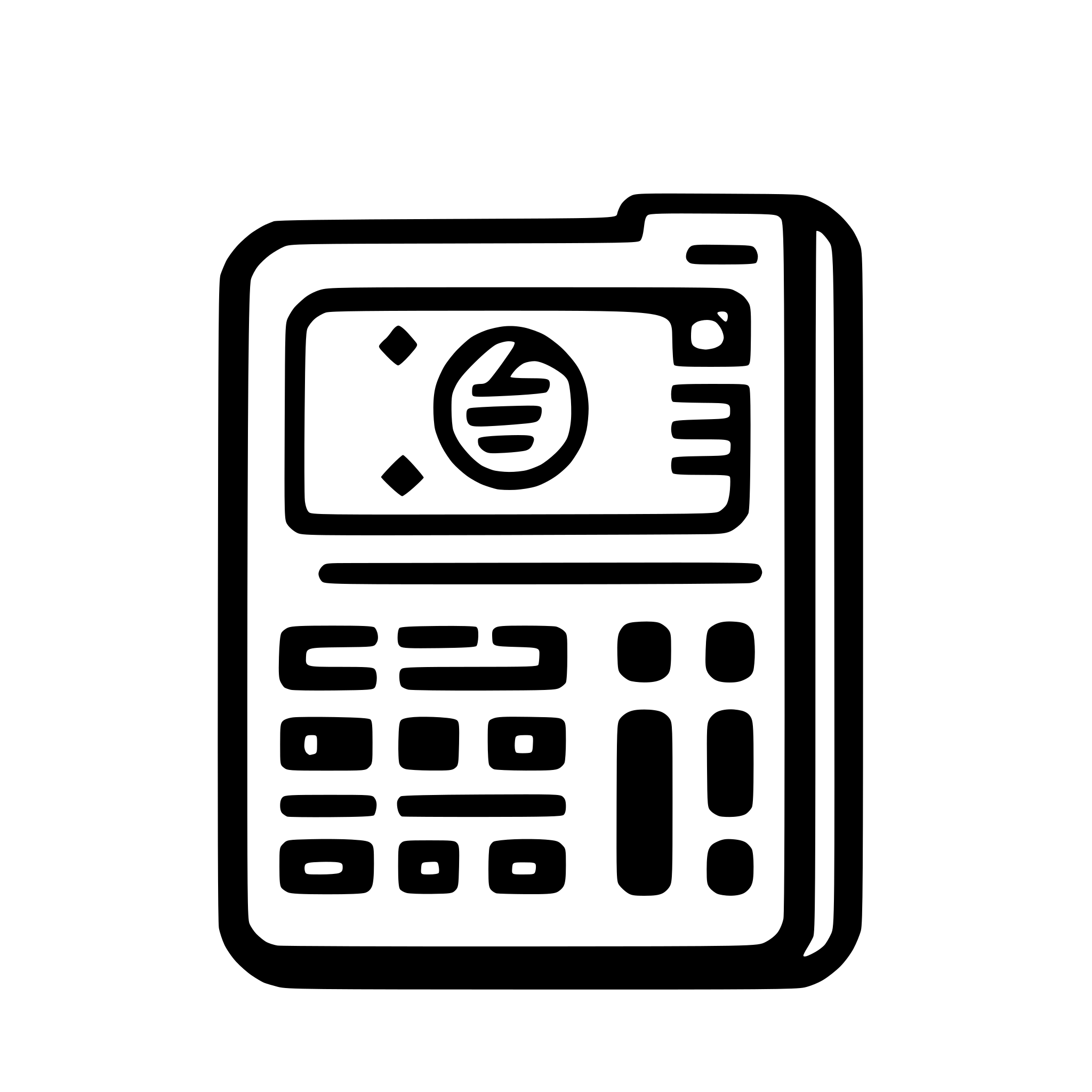 AI-generated SVG of a calculator with euro currency in rigth bottom corner simple icon
