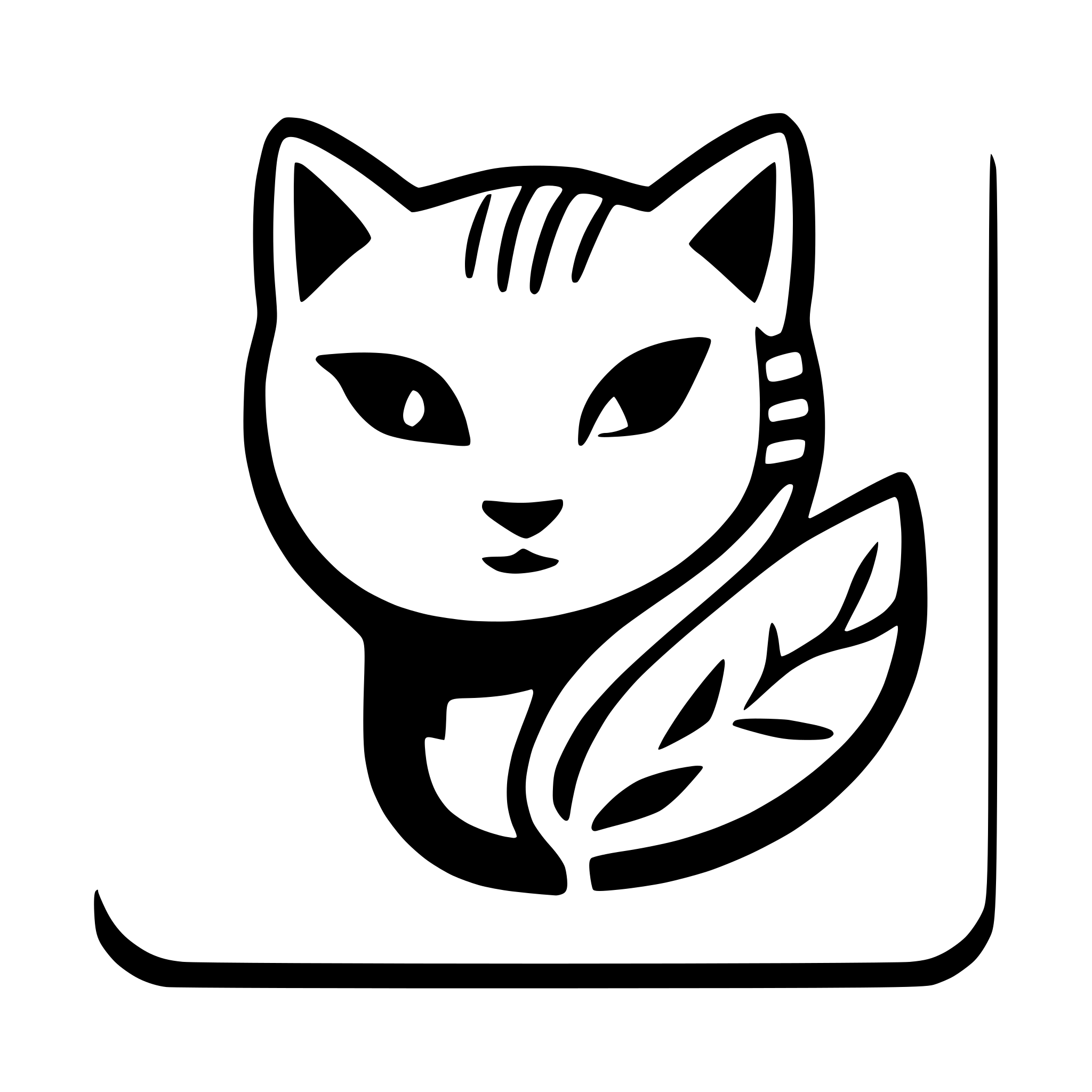 AI-generated SVG of 'cat space'