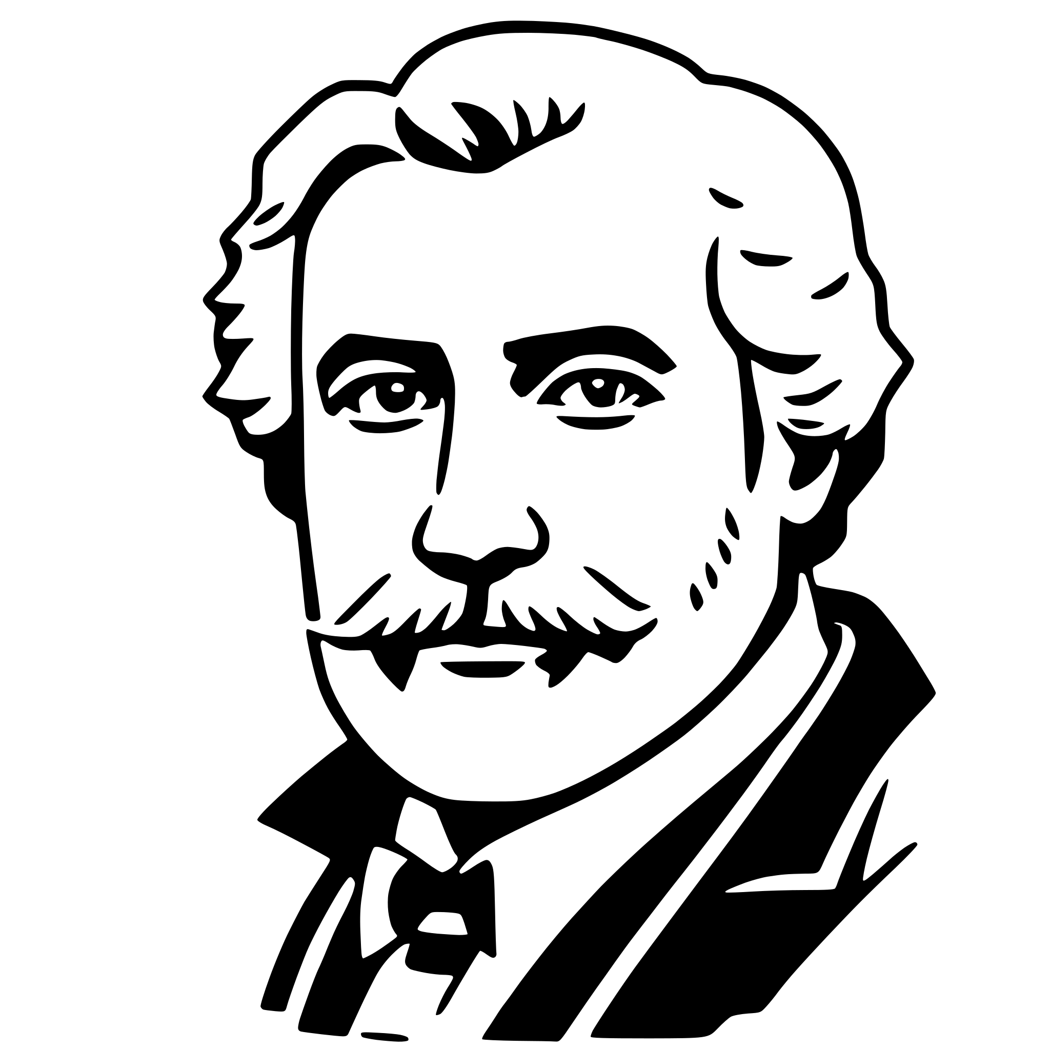 AI-generated SVG of a alexander graham bell