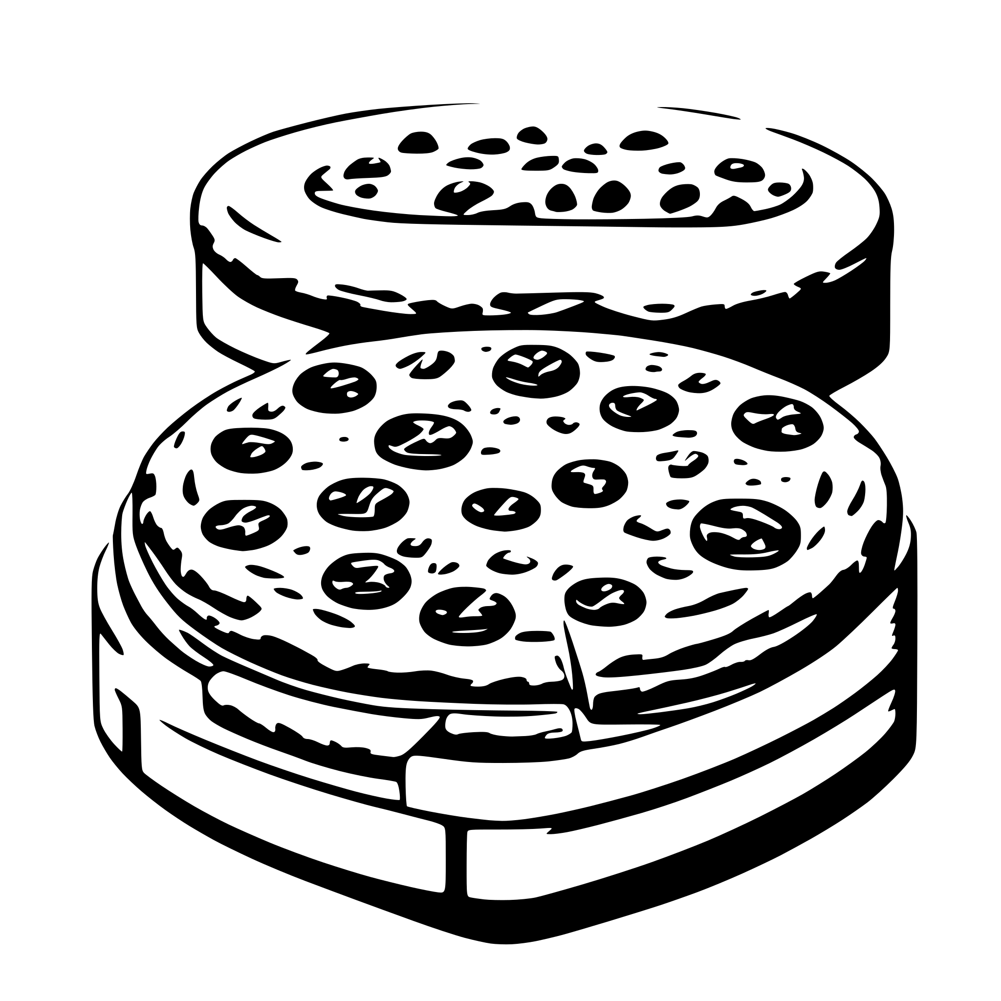 AI-generated SVG of a pizza on a bagel in a pizza box with melting cheese
