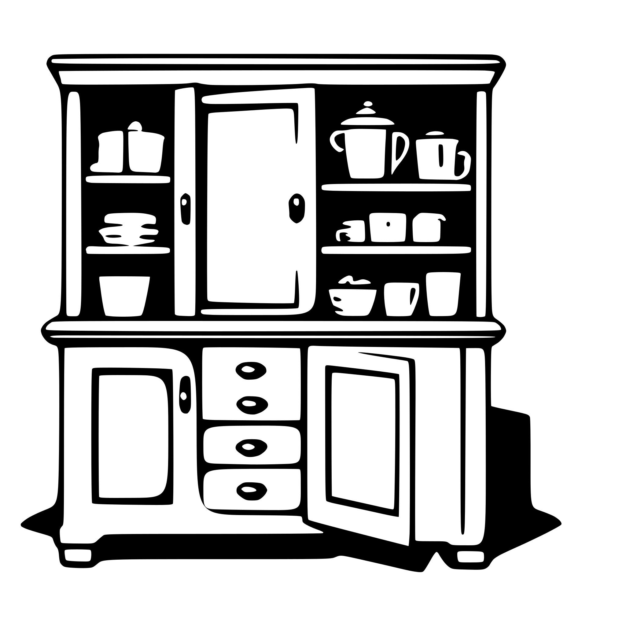 AI-generated SVG of a cupboard