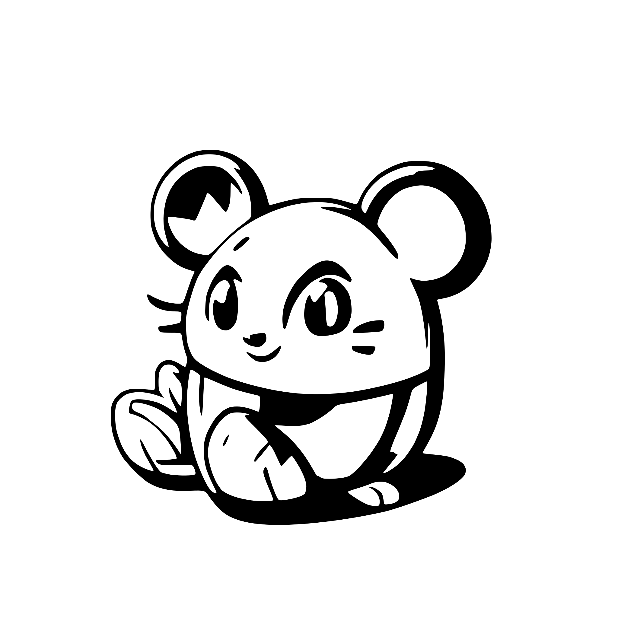 AI-generated SVG of a mouse