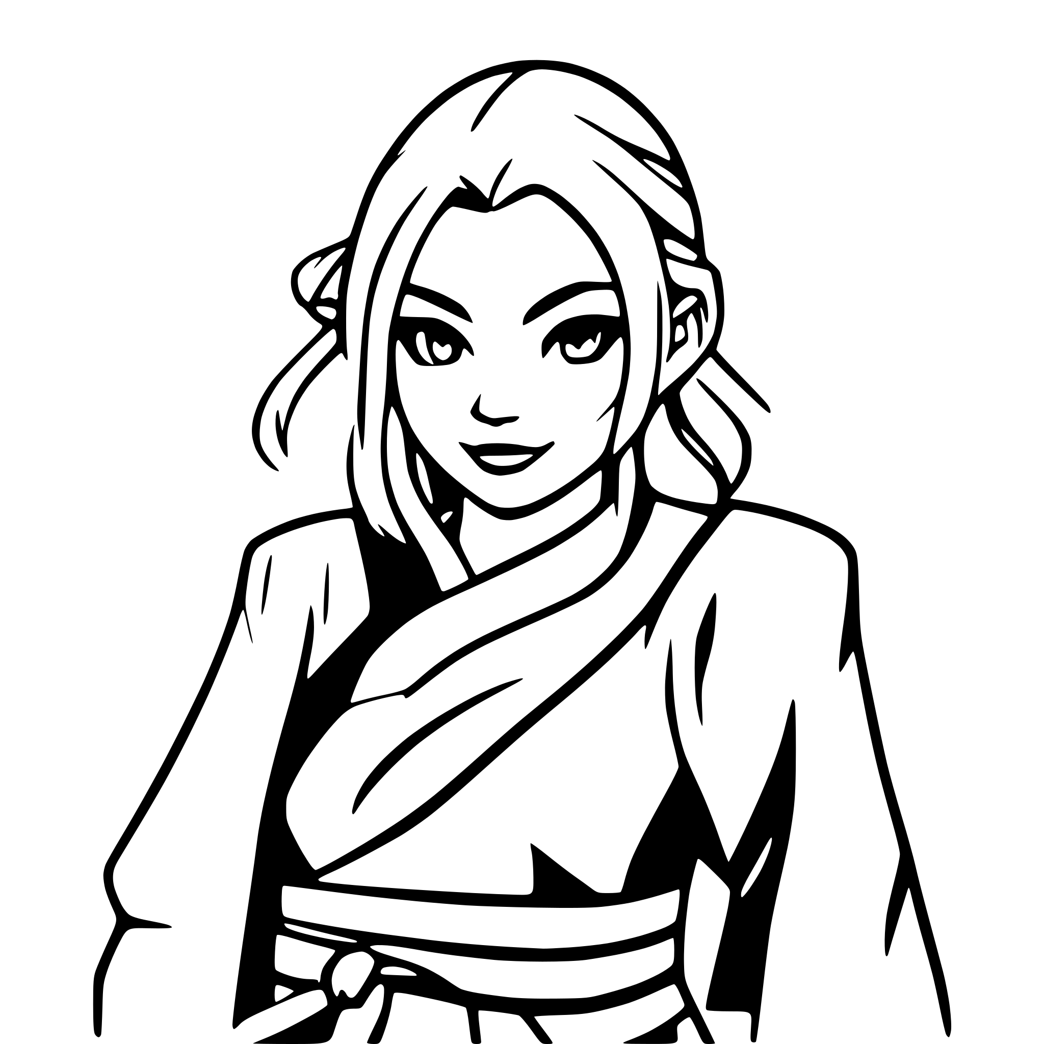 AI-generated SVG of 'samurai'
