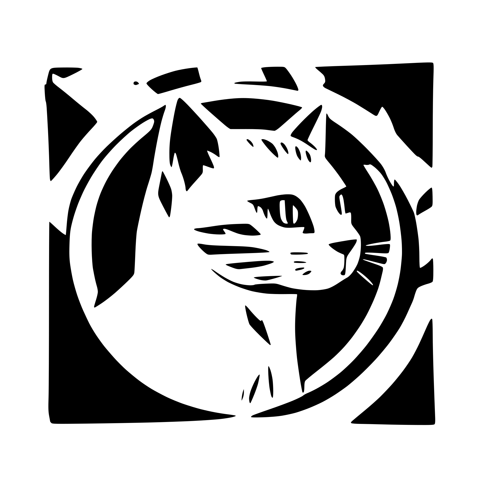 AI-generated SVG of 'cat'