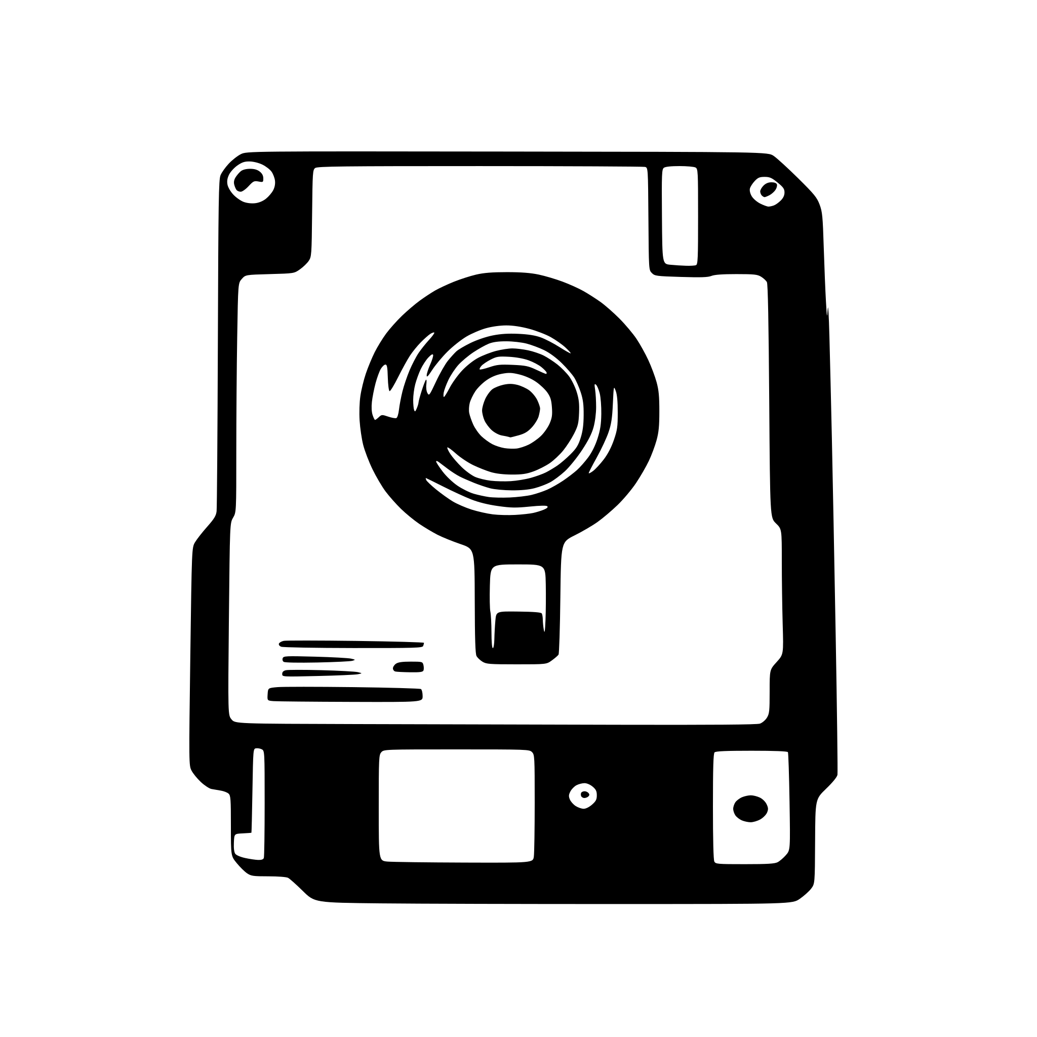AI-generated SVG of a Floppy disk