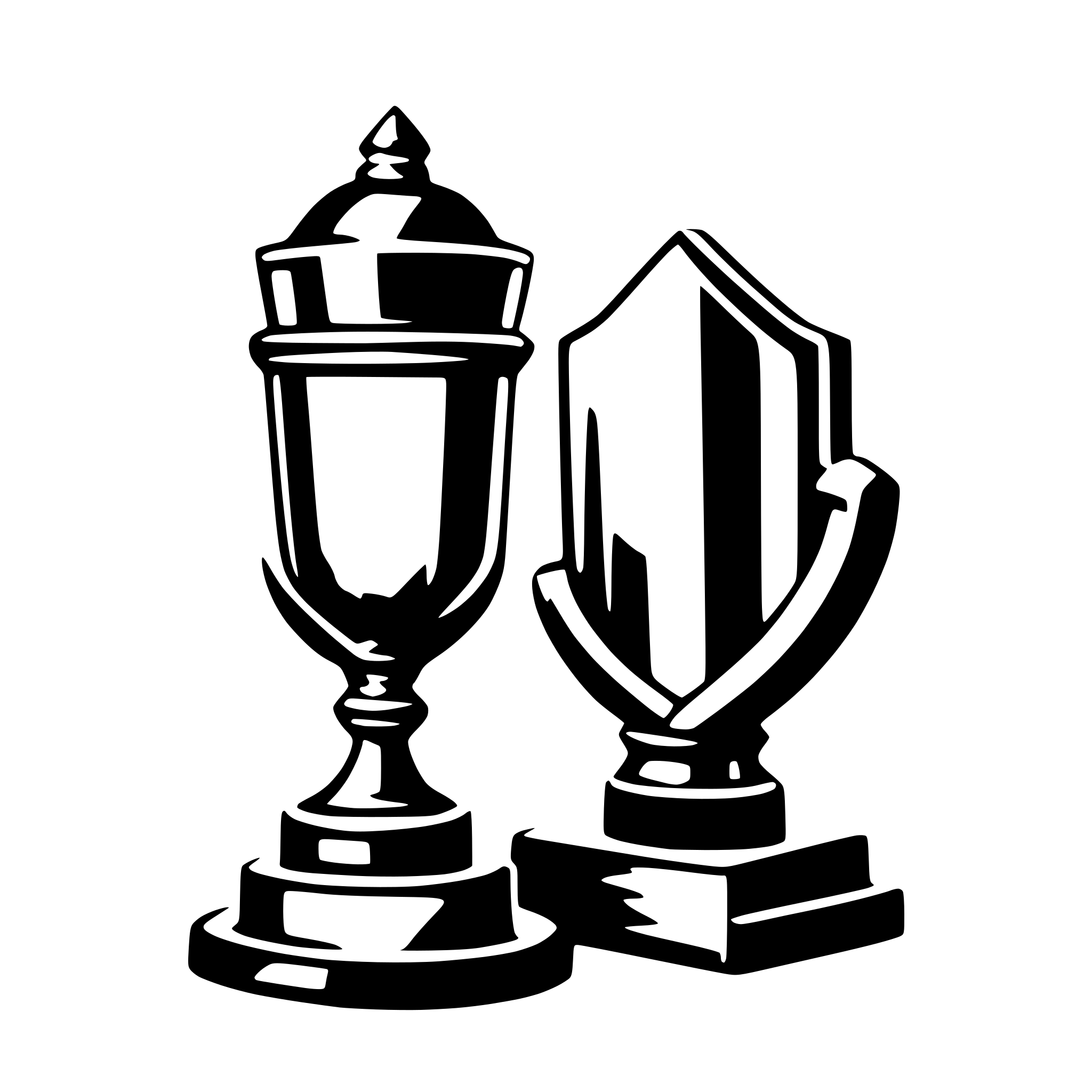AI-generated SVG of 'trophies'