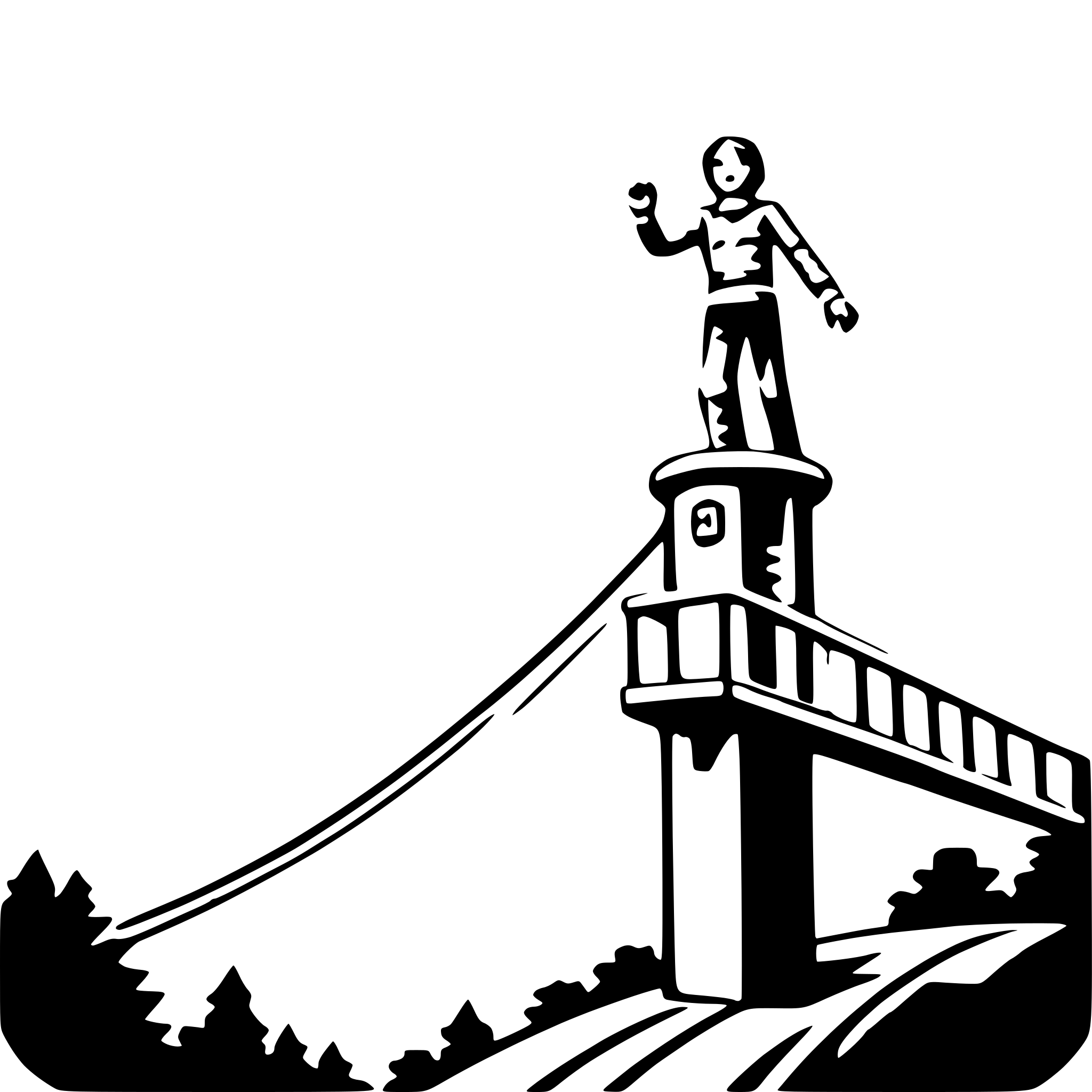 AI-generated SVG of 'bungee jumping off bridge'