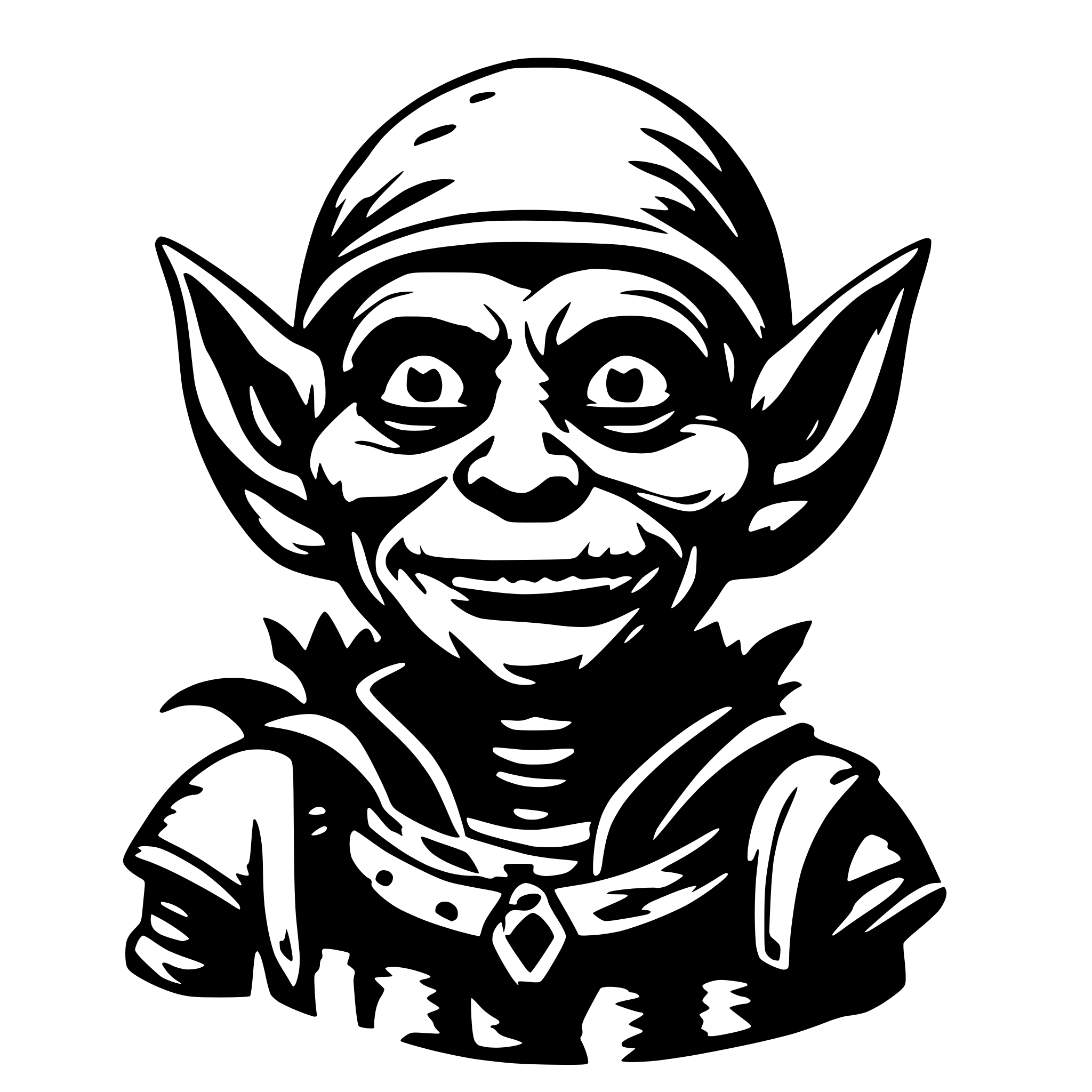 AI-generated SVG of 'goblin fantasy'