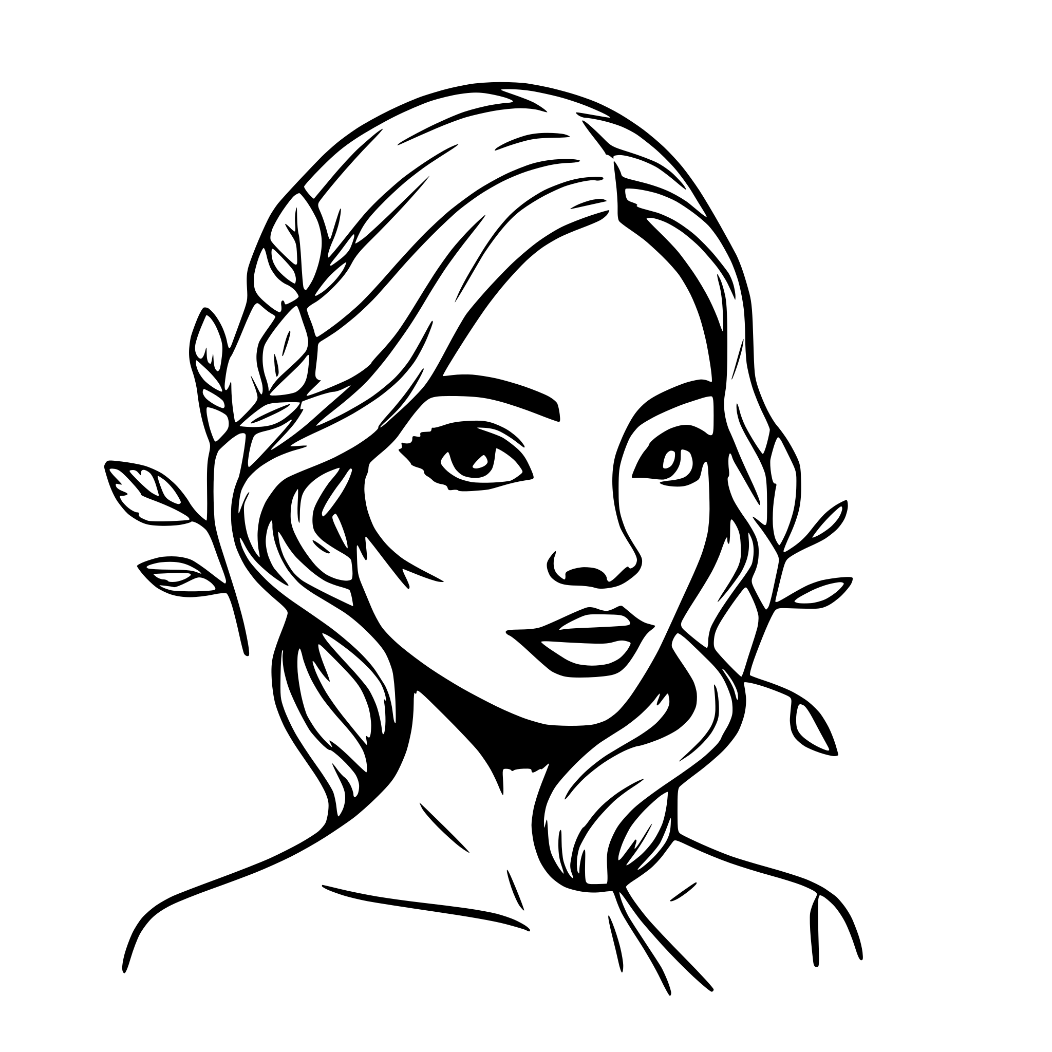 AI-generated SVG of 'Bung Karno'