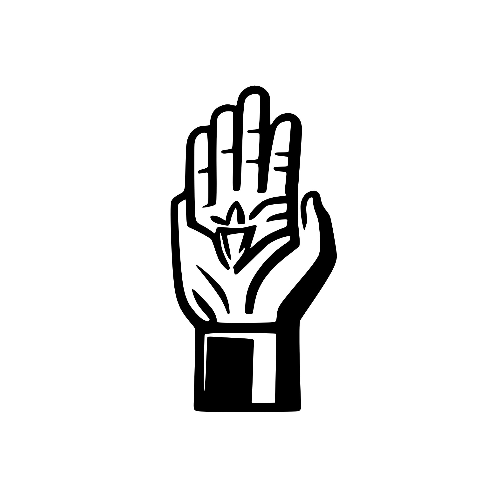 AI-generated SVG of a A child hand holding an adult hand.