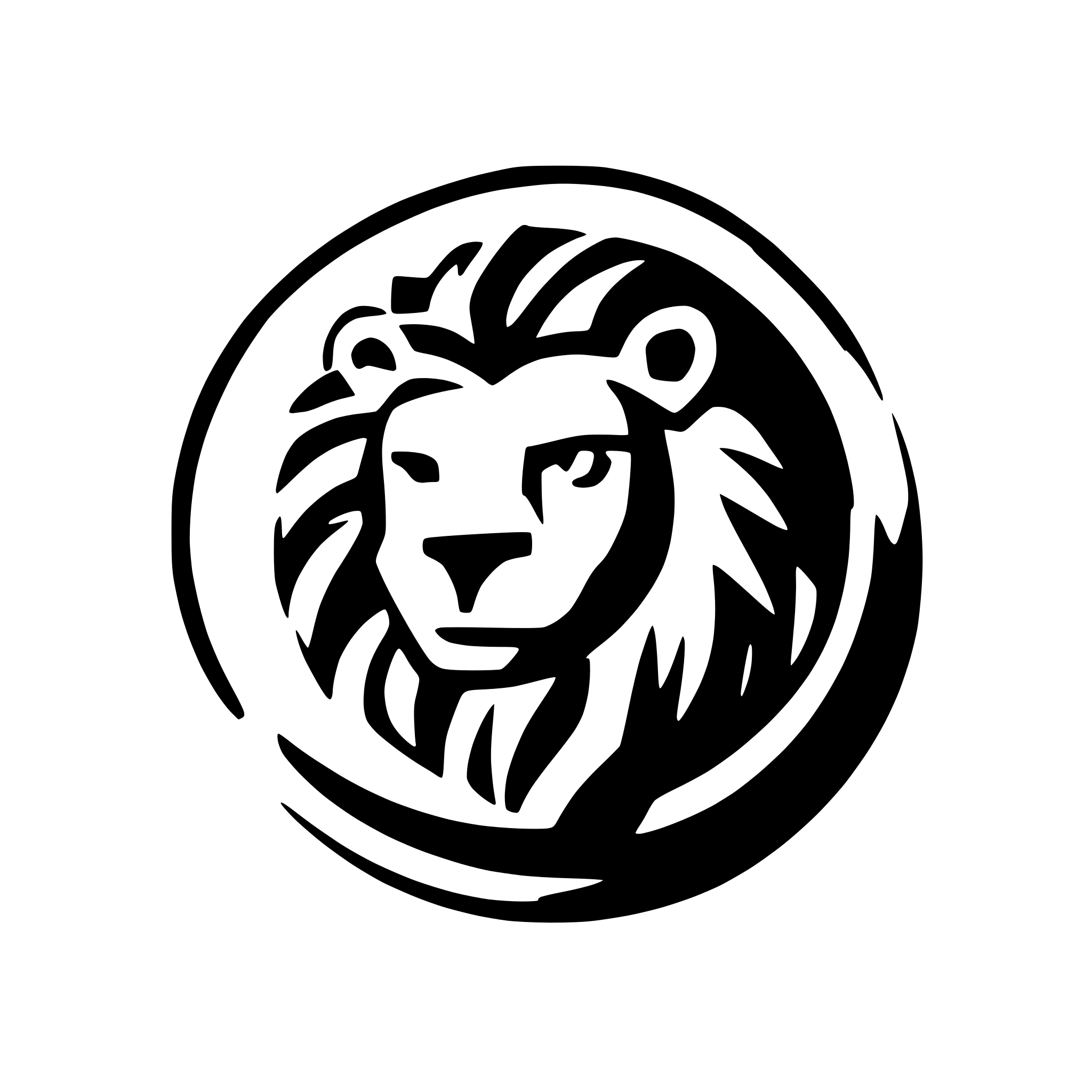 AI-generated SVG of a Lion