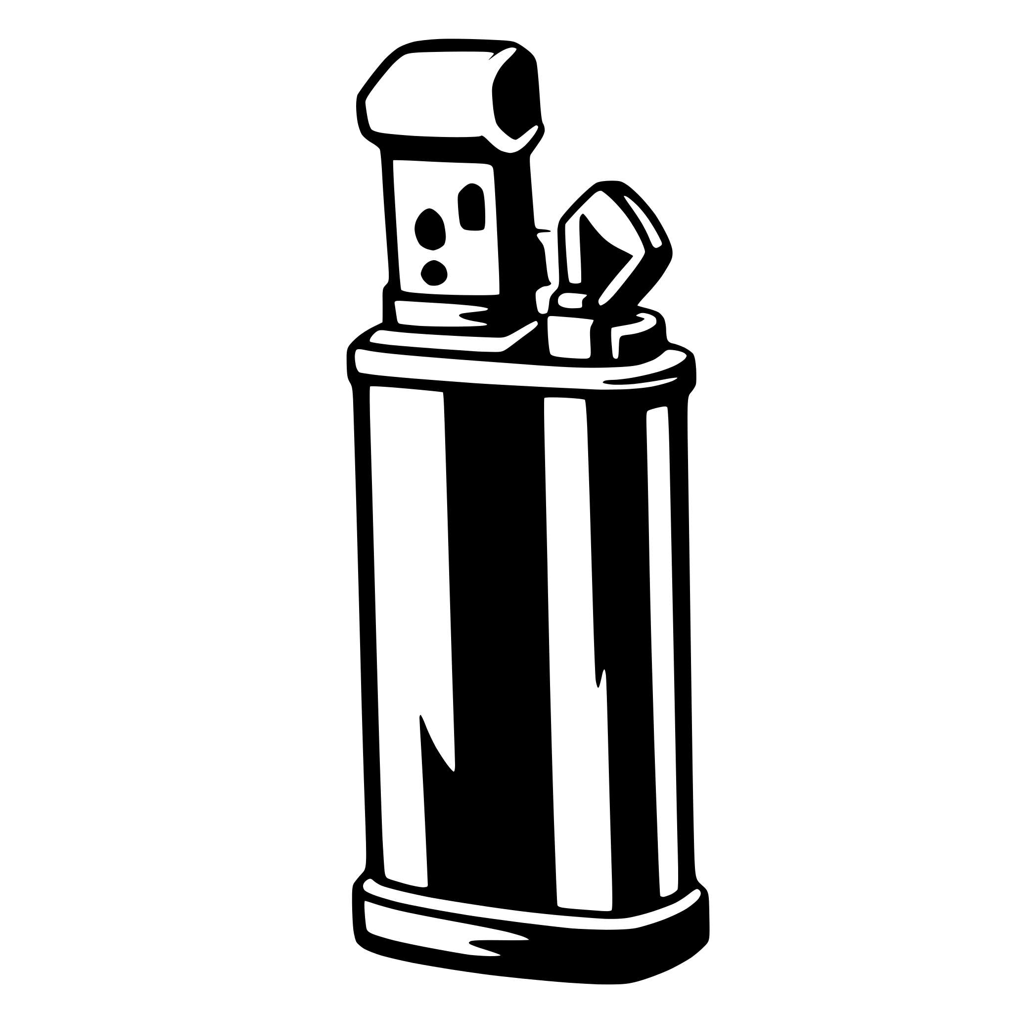 AI-generated SVG of 'lighter'