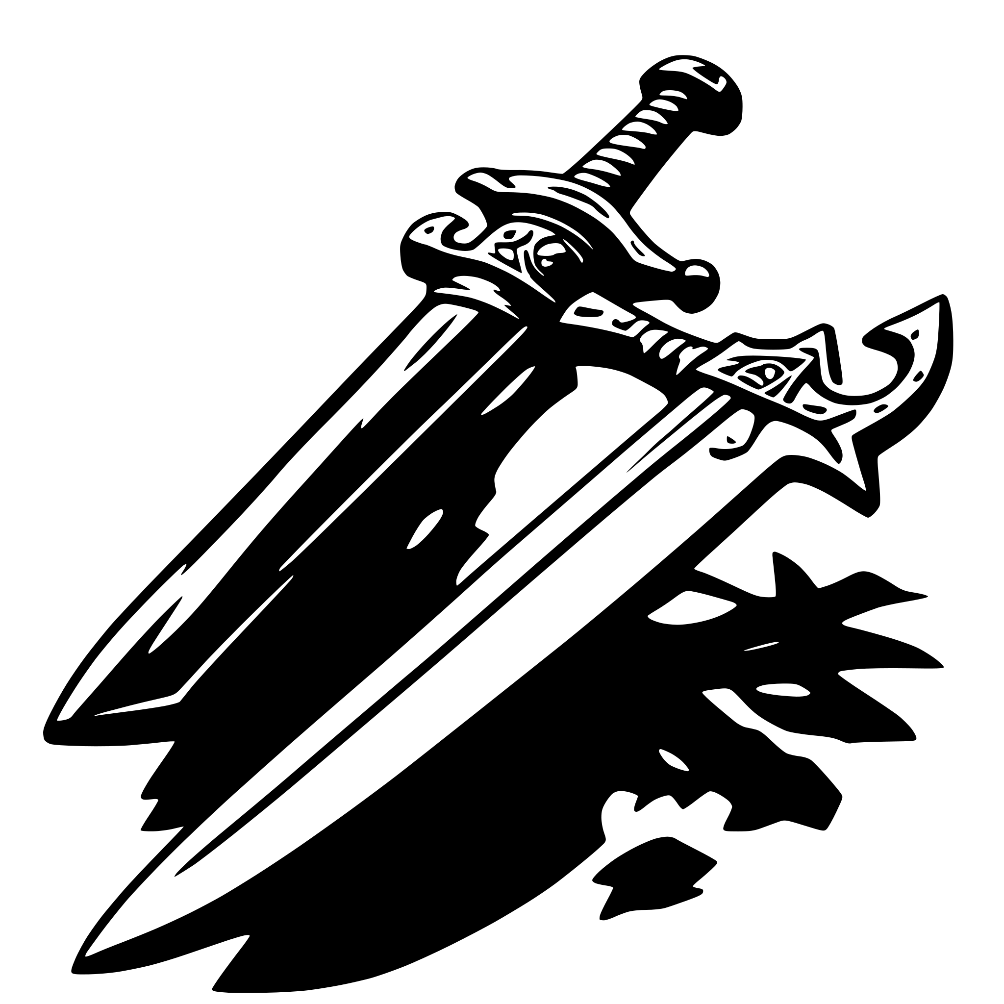 AI-generated SVG of 'Warhammer weapon legendary'