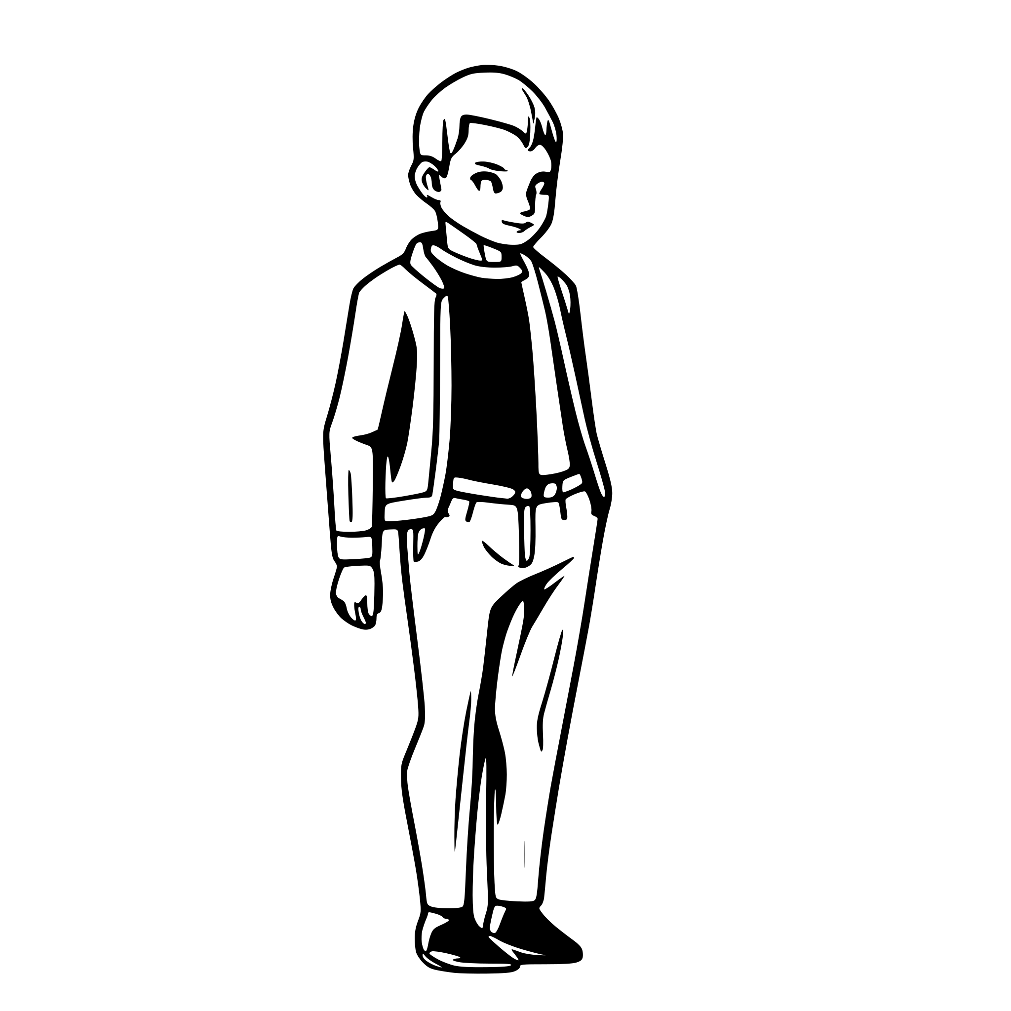 AI-generated SVG of a skinny fat body type man with round belly AI-generated SVG of a skinny fat body type man with round belly