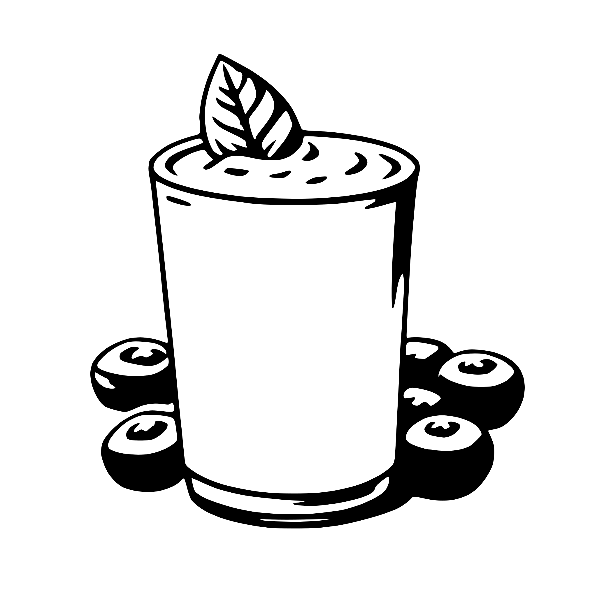 AI-generated SVG of a yogurt
