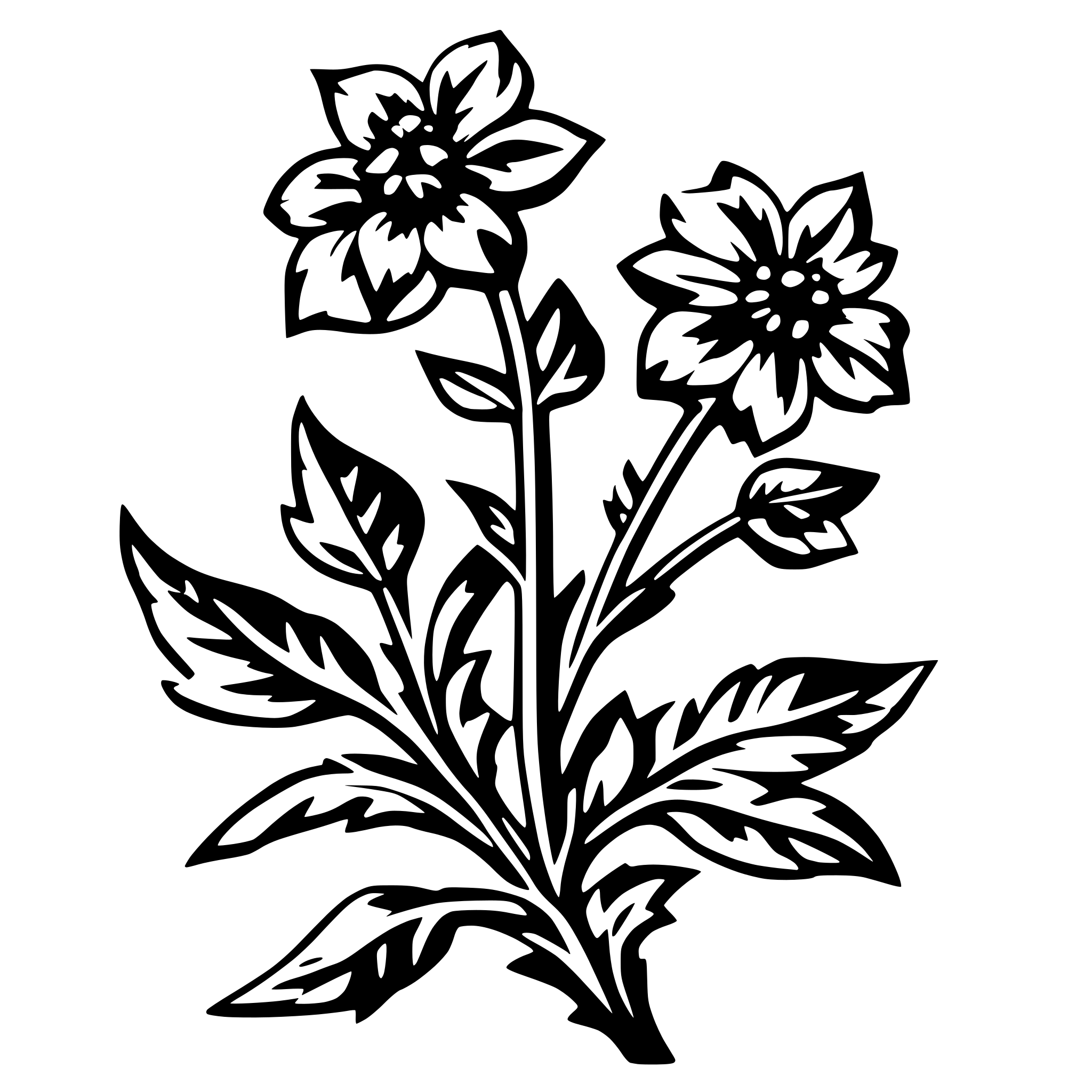 AI-generated SVG of 'akanthus medieval'