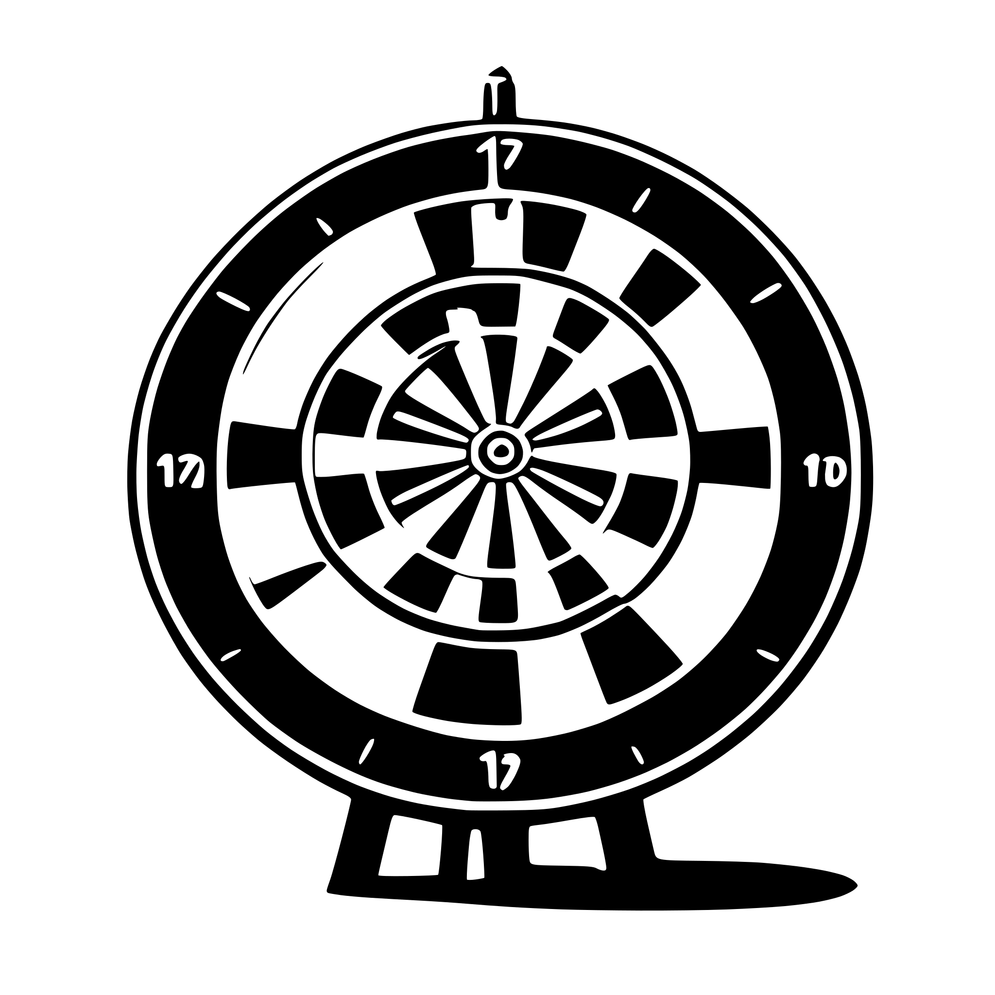 AI-generated SVG of 'MP dartboard'