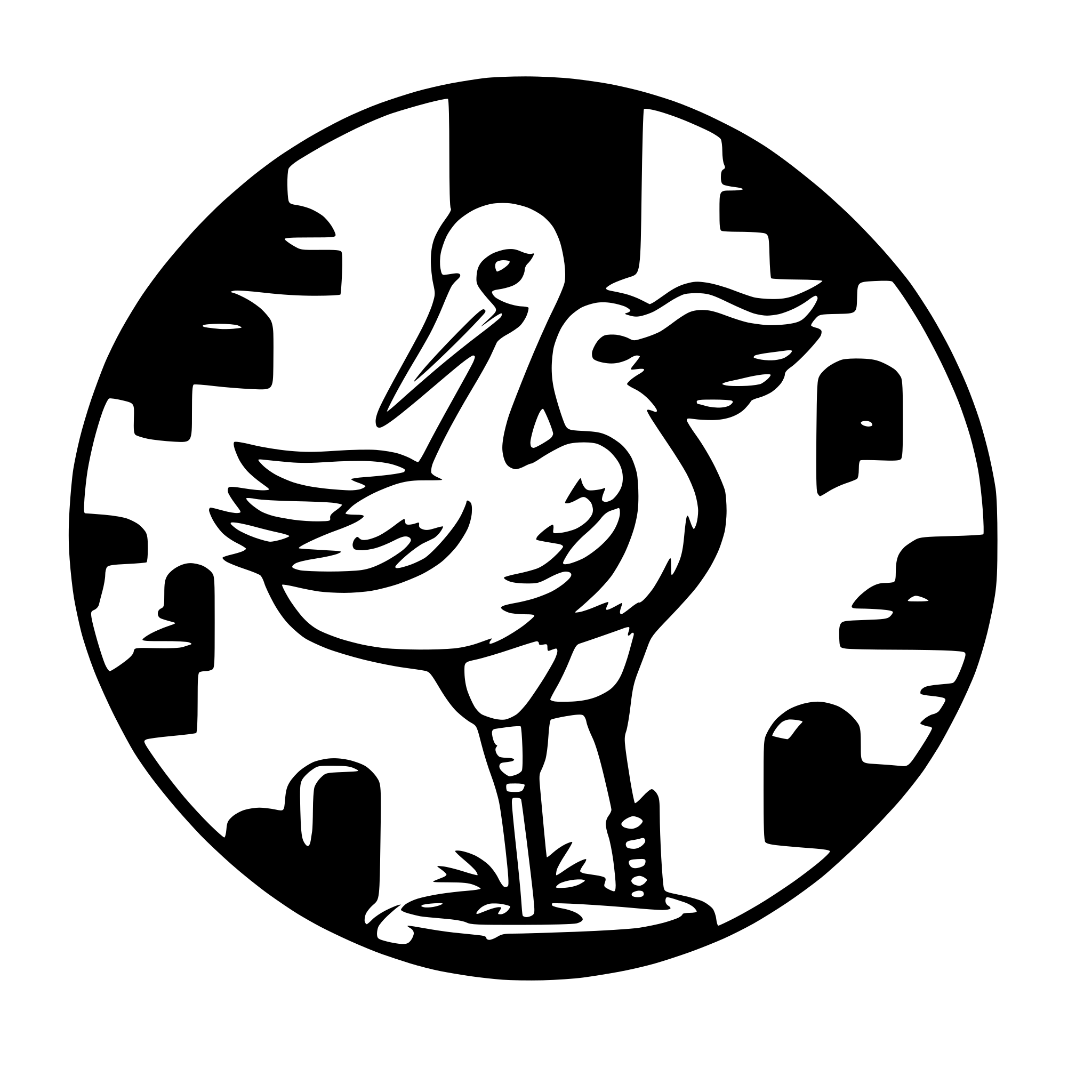 AI-generated SVG of a Stork money baby