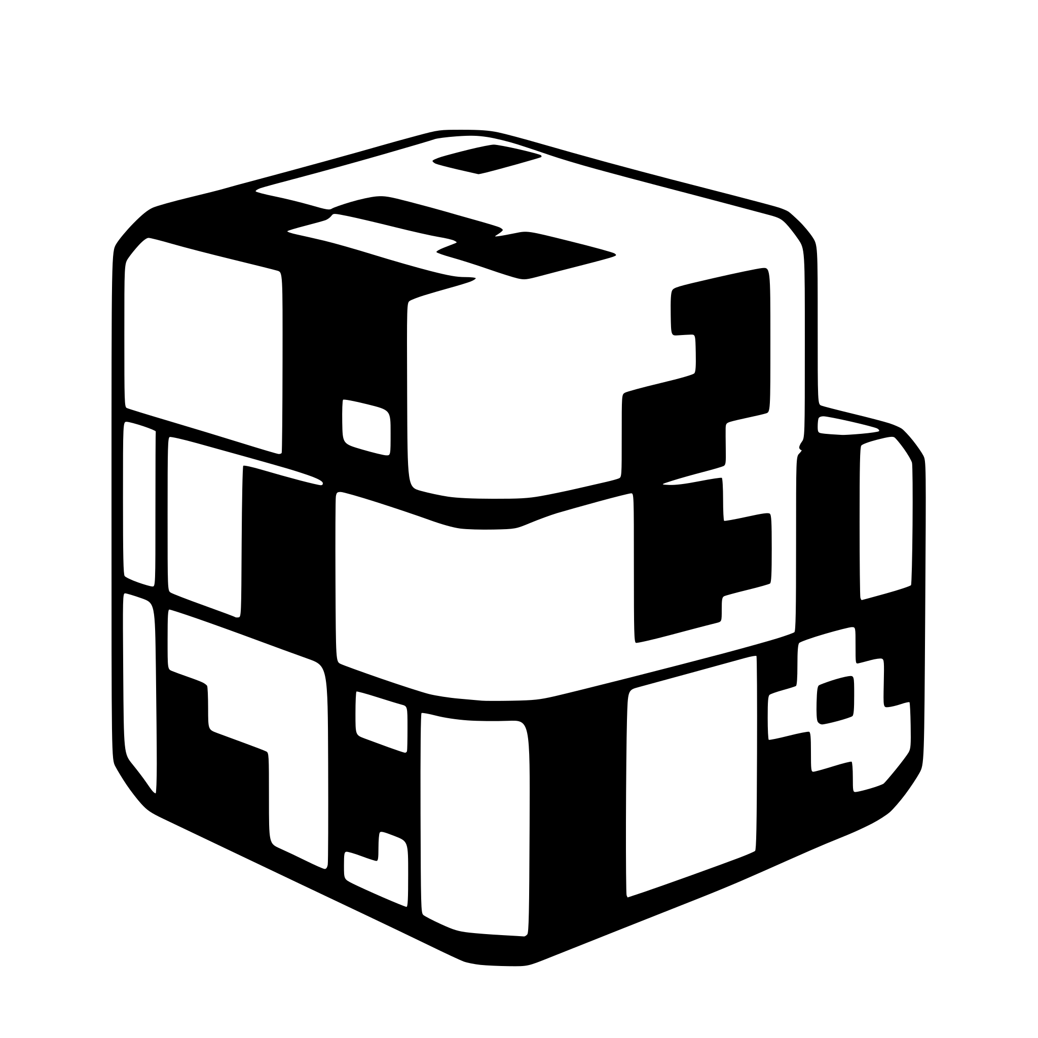 AI-generated SVG of a digital blocks