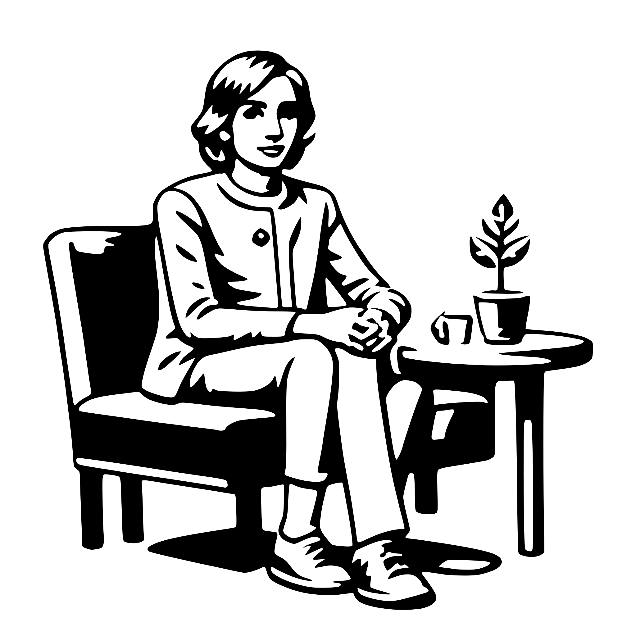 AI-generated SVG of 'therapist'